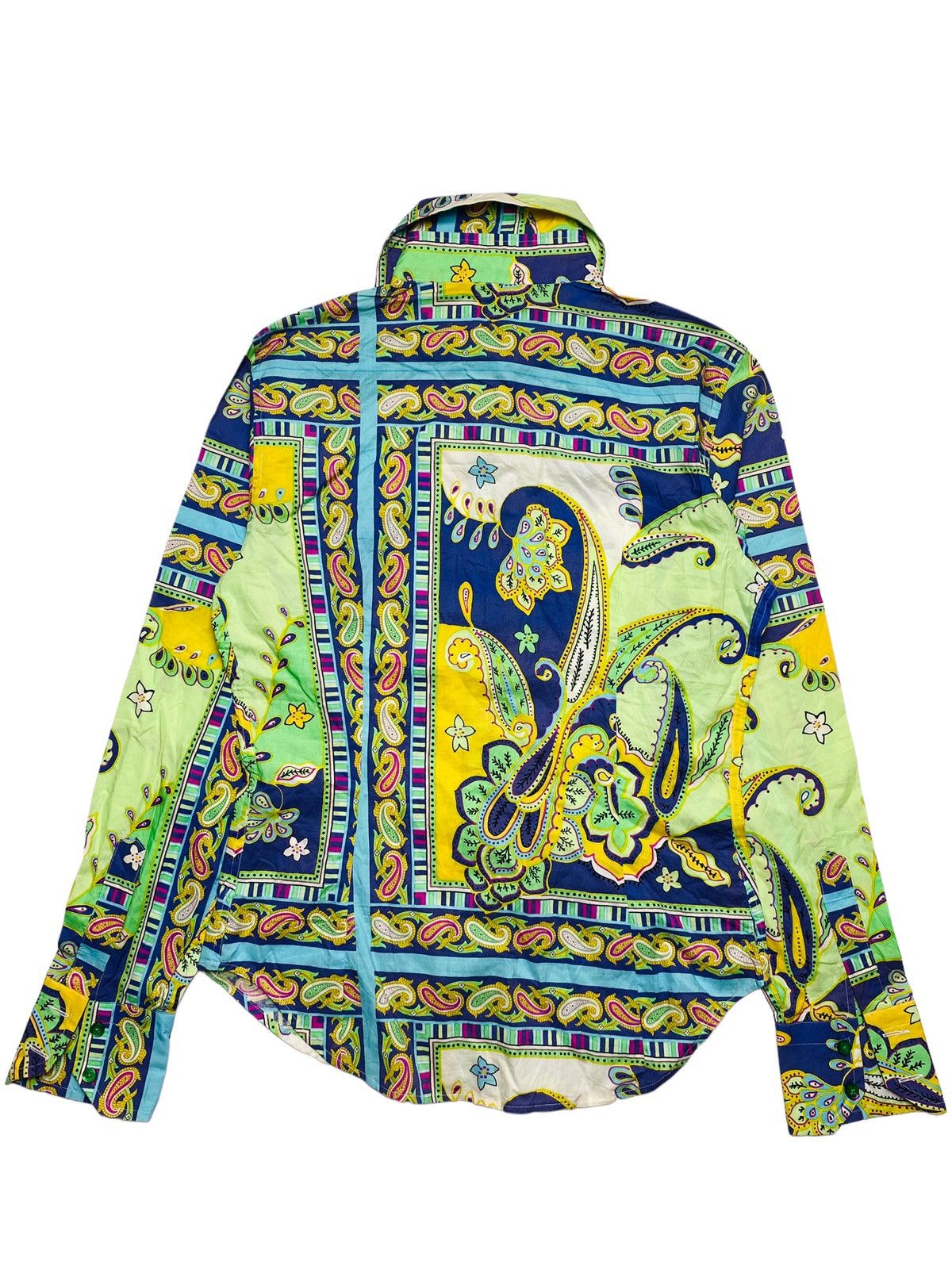 Etro 1990s Etro Milano - Paisley Button Shirt Size M / US 6-8 / IT 42-44 - 2 Thumbnail