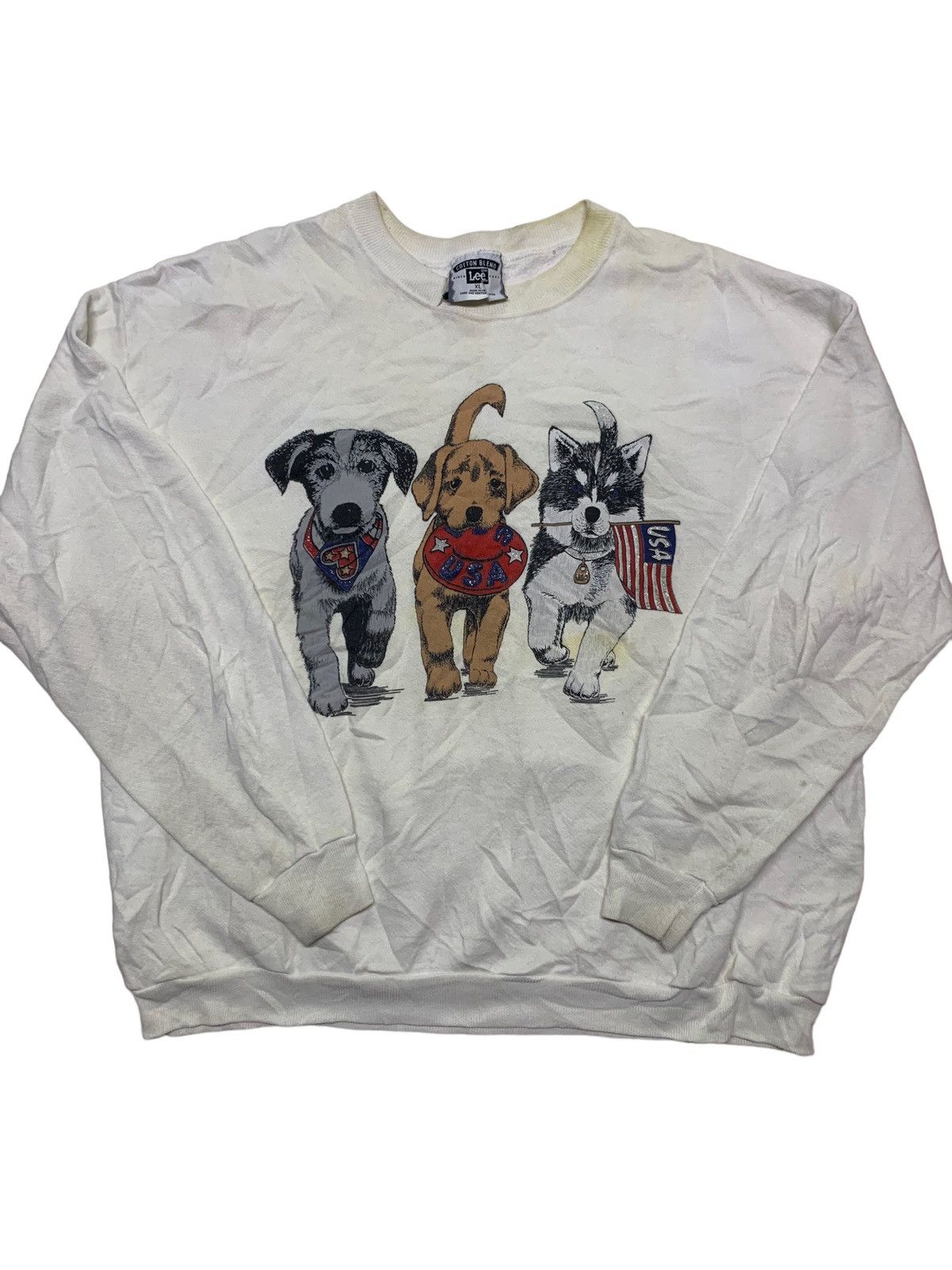 Lee × Vintage Sweater lee Size US XL / EU 56 / 4 - 1 Thumbnail