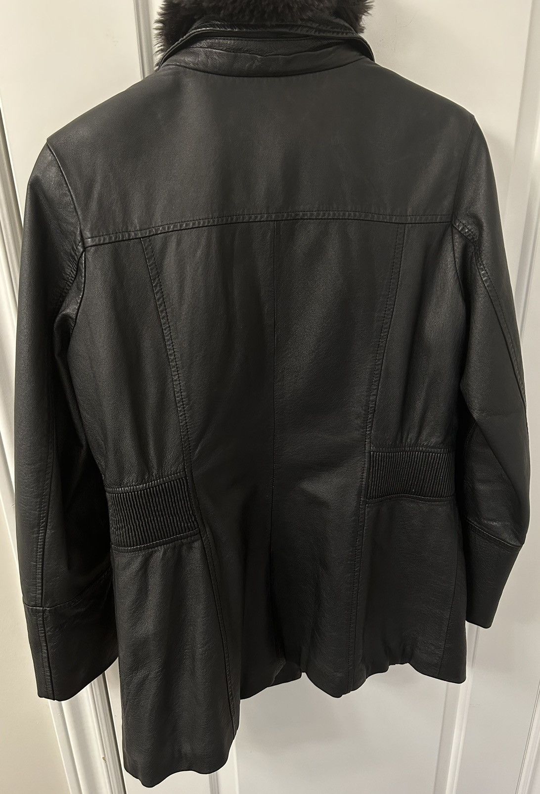 Danier Danier Women’s Black Leather Moto Jacket - Size S Size S / US 4 / IT 40 - 9 Thumbnail