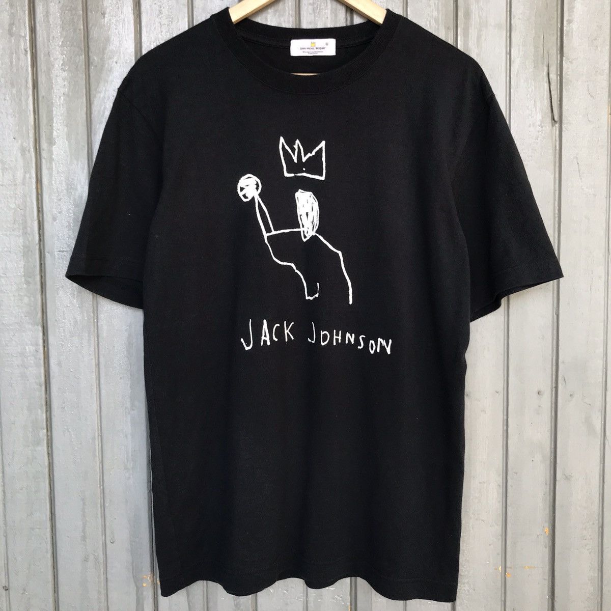 Jean-Michel Basquiat × Vintage *‼️Jean michel basquiat jack johnson pop art designer tees Size US M / EU 48-50 / 2 - 2 Thumbnail