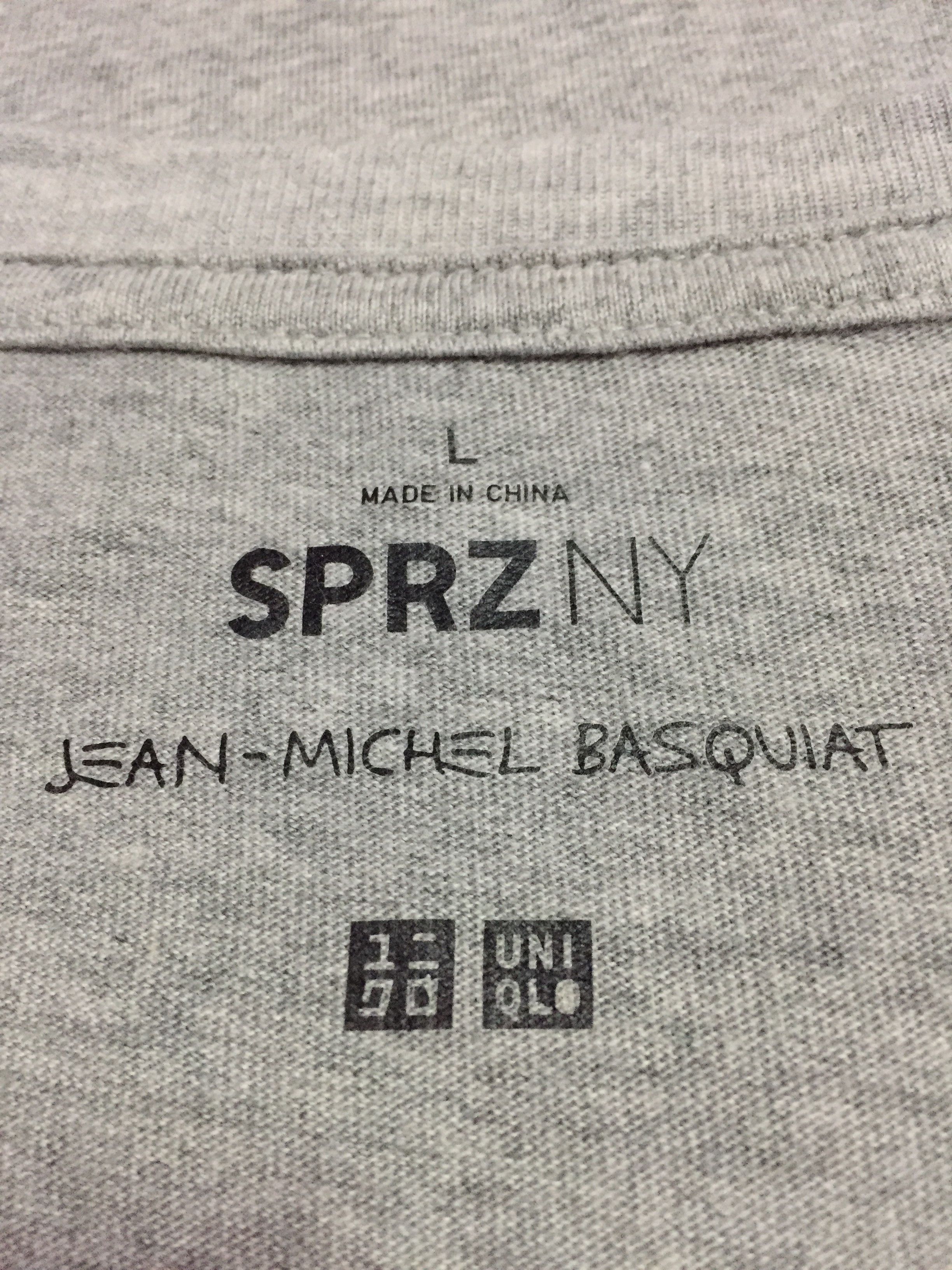 Jean-Michel Basquiat Jean Michel Basquiat Uniqlo T-Shirts Size L Size US L / EU 52-54 / 3 - 3 Thumbnail