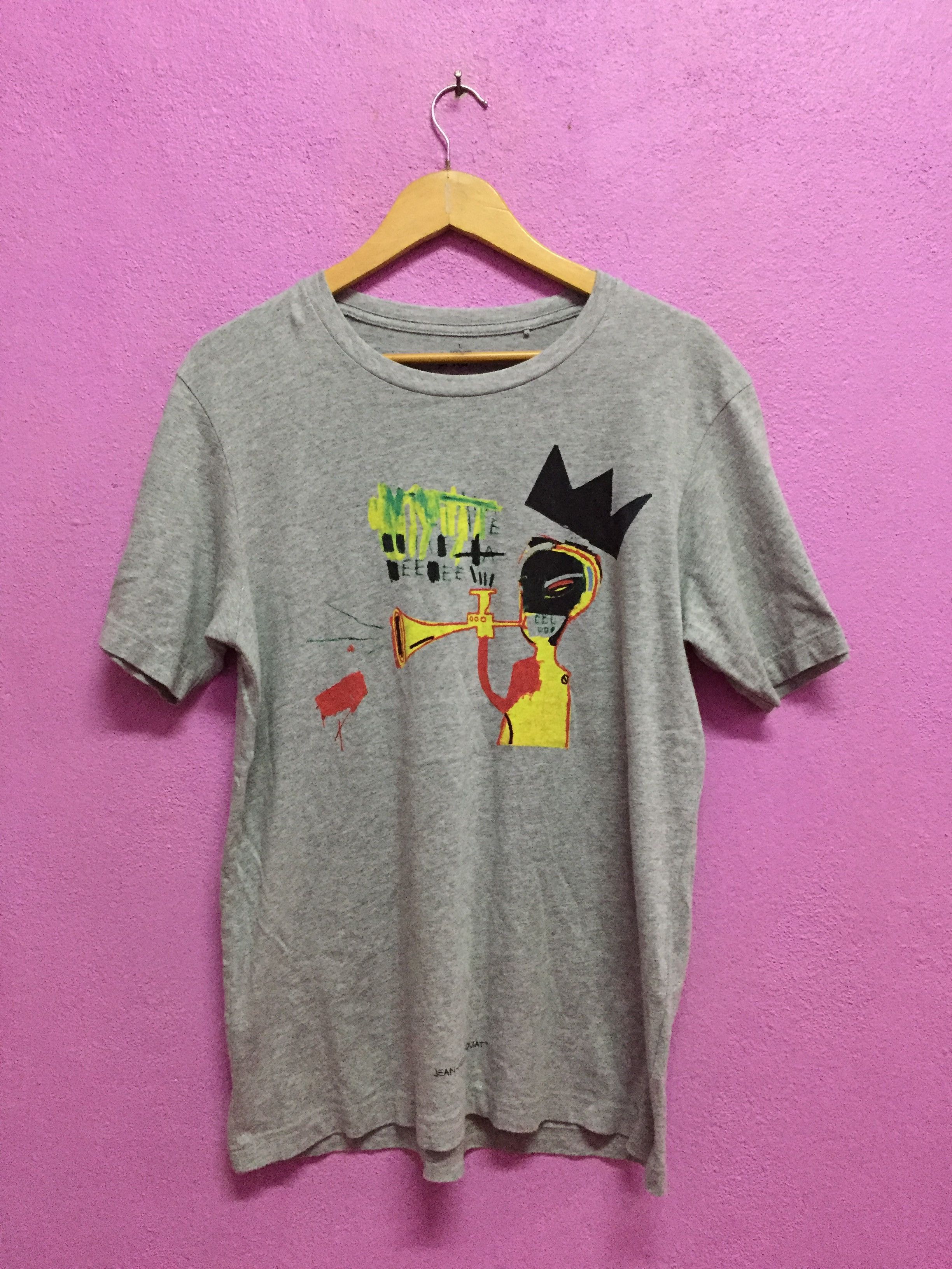 Jean-Michel Basquiat Jean Michel Basquiat Uniqlo T-Shirts Size L Size US L / EU 52-54 / 3 - 1 Thumbnail