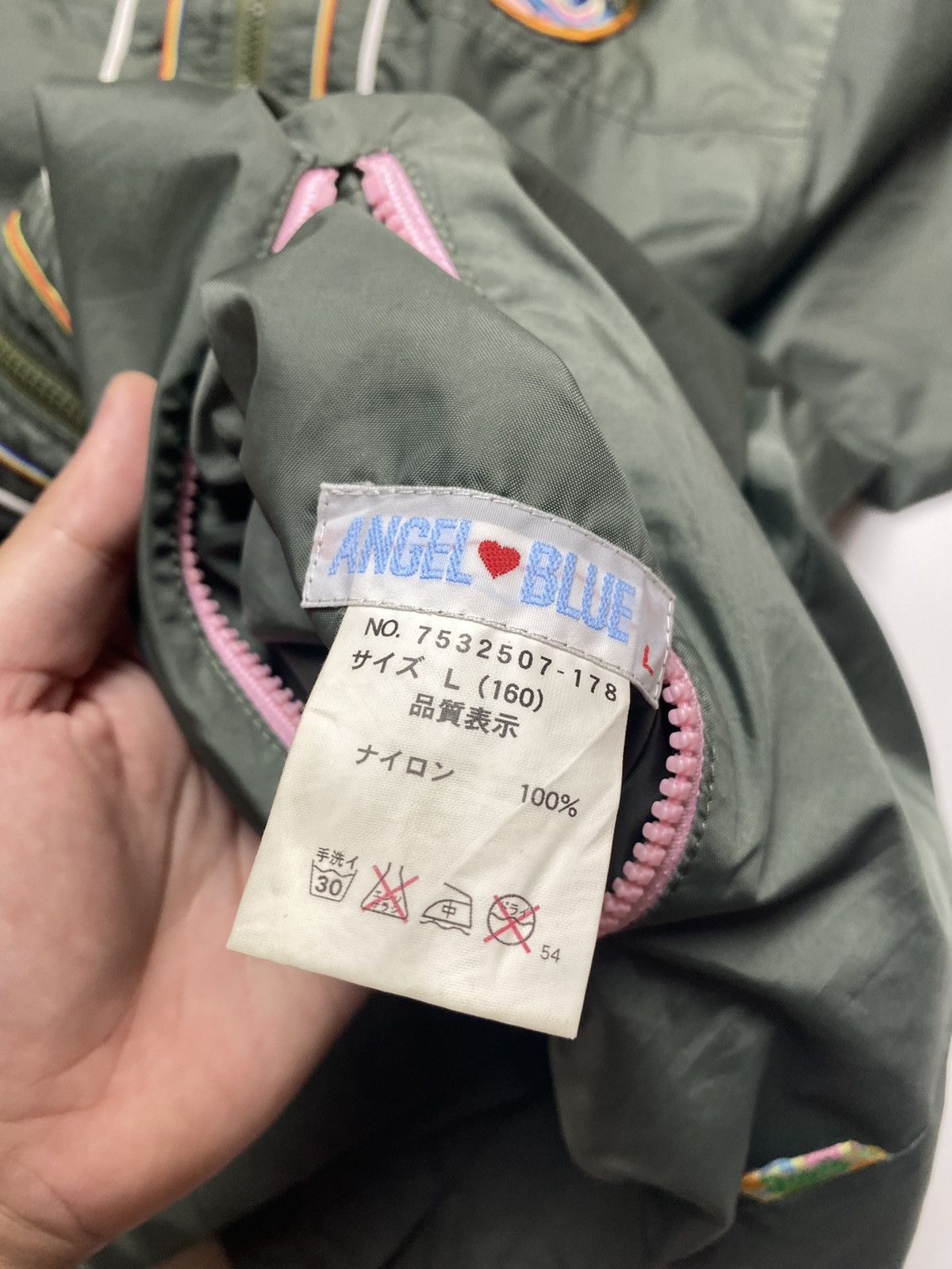 Hysteric Glamour × Japanese Brand 1990s Angel Blue - Groovy Girls Angel Lightweight Jacket Size L / US 10 / IT 46 - 6 Thumbnail