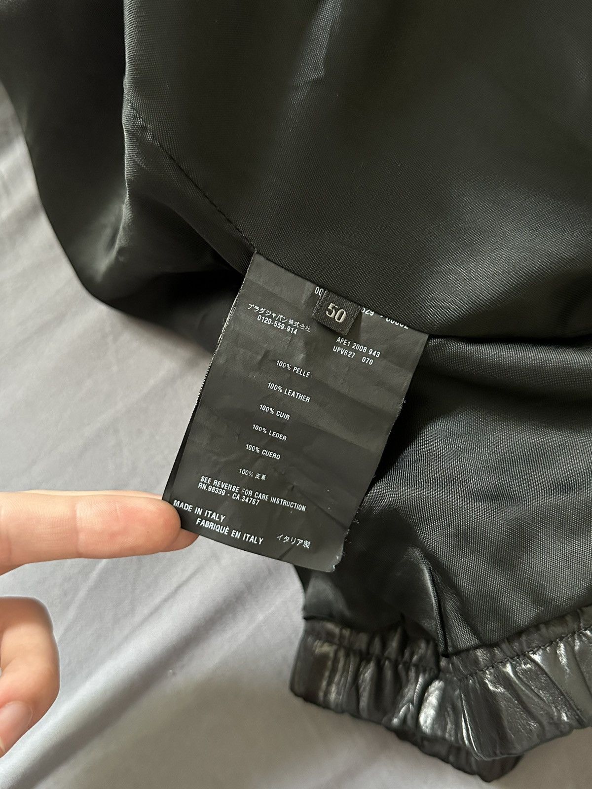 Prada × Vintage Vintage Prada Leather Jacket Size US M / EU 48-50 / 2 - 20 Thumbnail