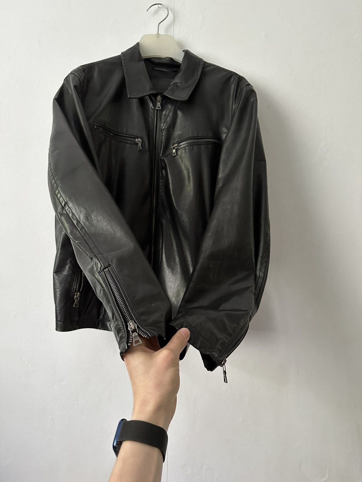 Prada × Vintage Vintage Prada Leather Jacket Size US M / EU 48-50 / 2 - 8 Thumbnail