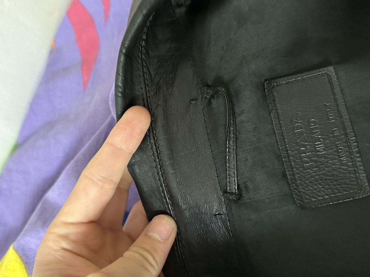 Prada × Vintage Vintage Prada Leather Jacket Size US M / EU 48-50 / 2 - 18 Thumbnail