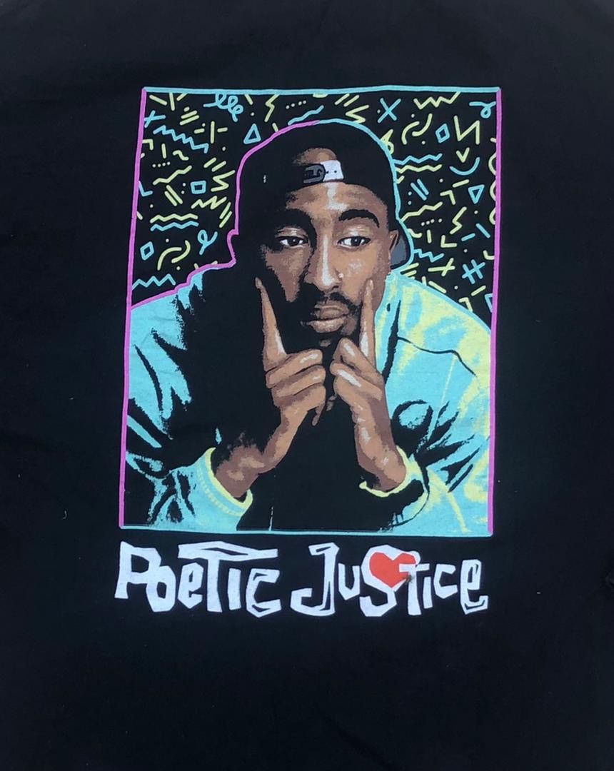 Rap Tees Tupac Poetic Justice 2pac Size US XL / EU 56 / 4 - 2 Thumbnail