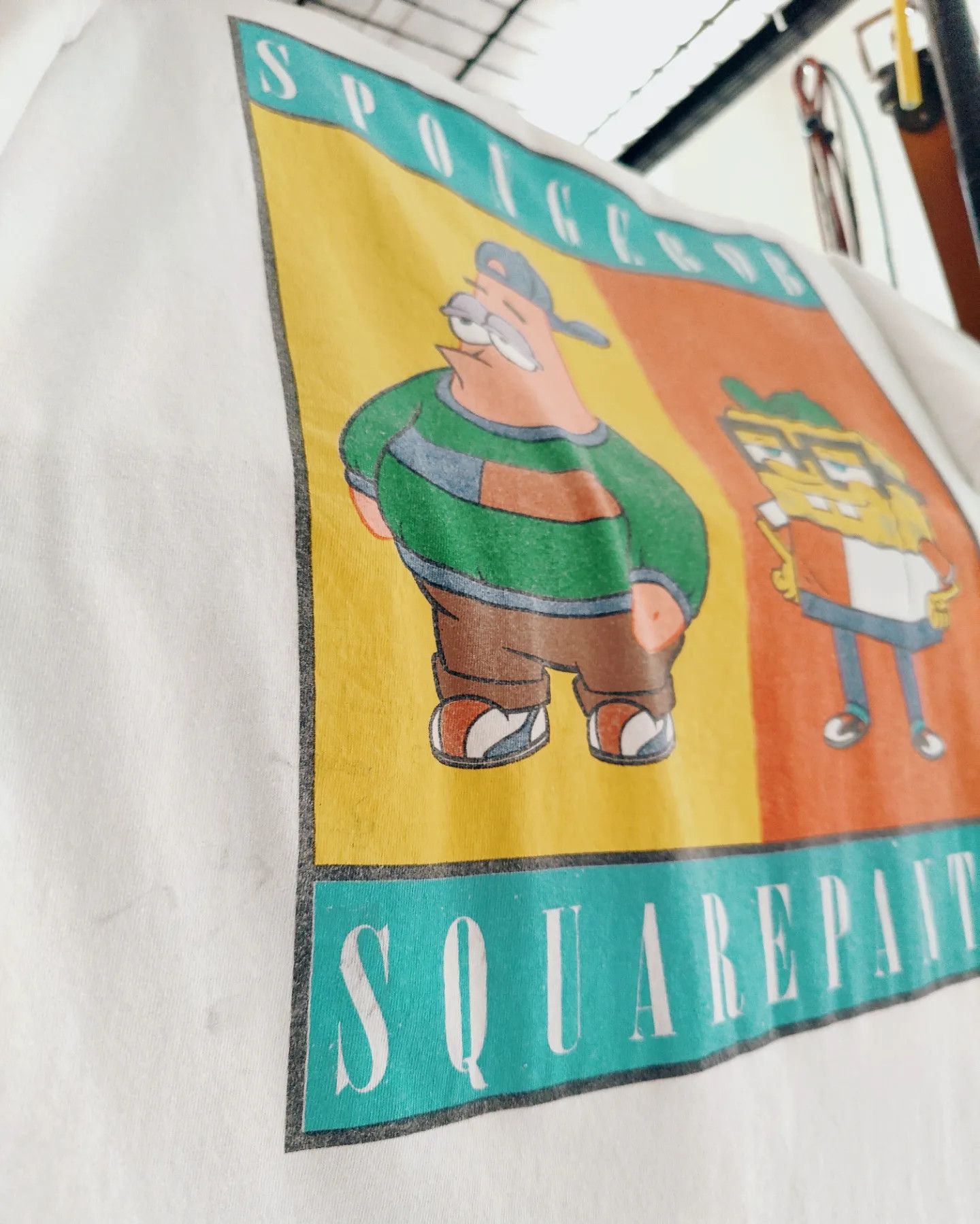Nickelodeon × Vintage Sponge Bob - Square Pants 🧽🩳 TOMMY HILFIGER Parody Size US XL / EU 56 / 4 - 3 Thumbnail