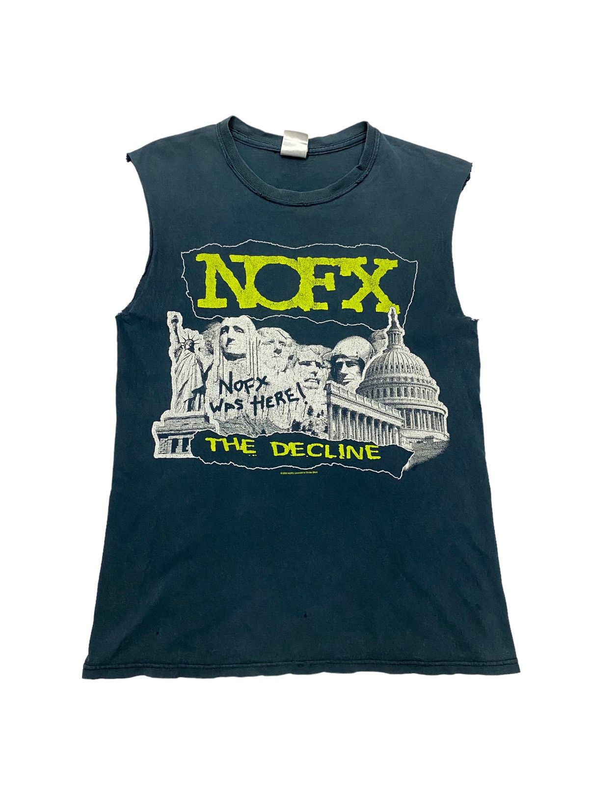 【山田bot さま】NOFX「THE DECLINE」ＴシャツXL　FAT Nofx The Decline Shirt | Grailed