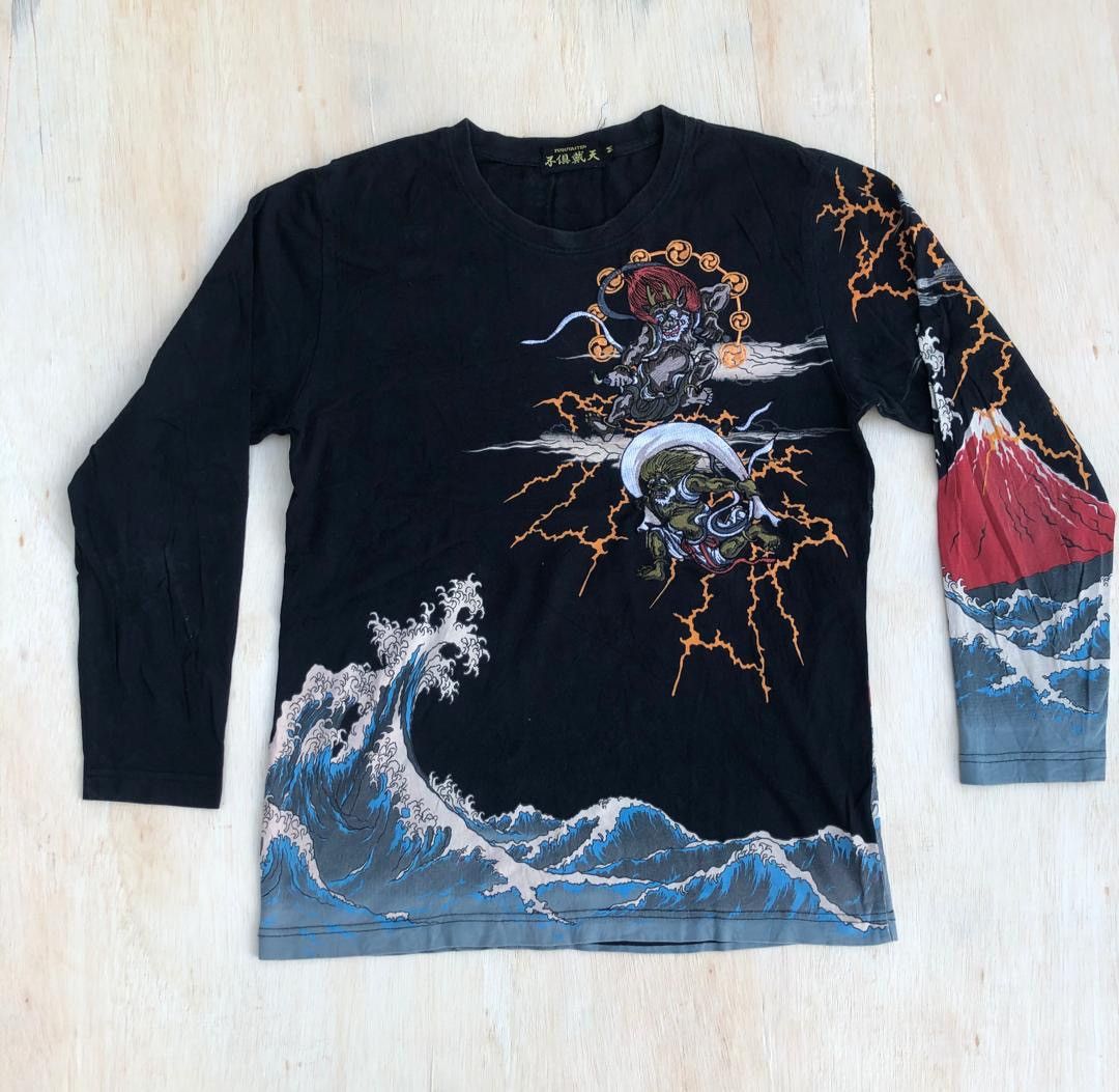 Japanese Brand Dragon embroidered Size US M / EU 48-50 / 2 - 2 Thumbnail