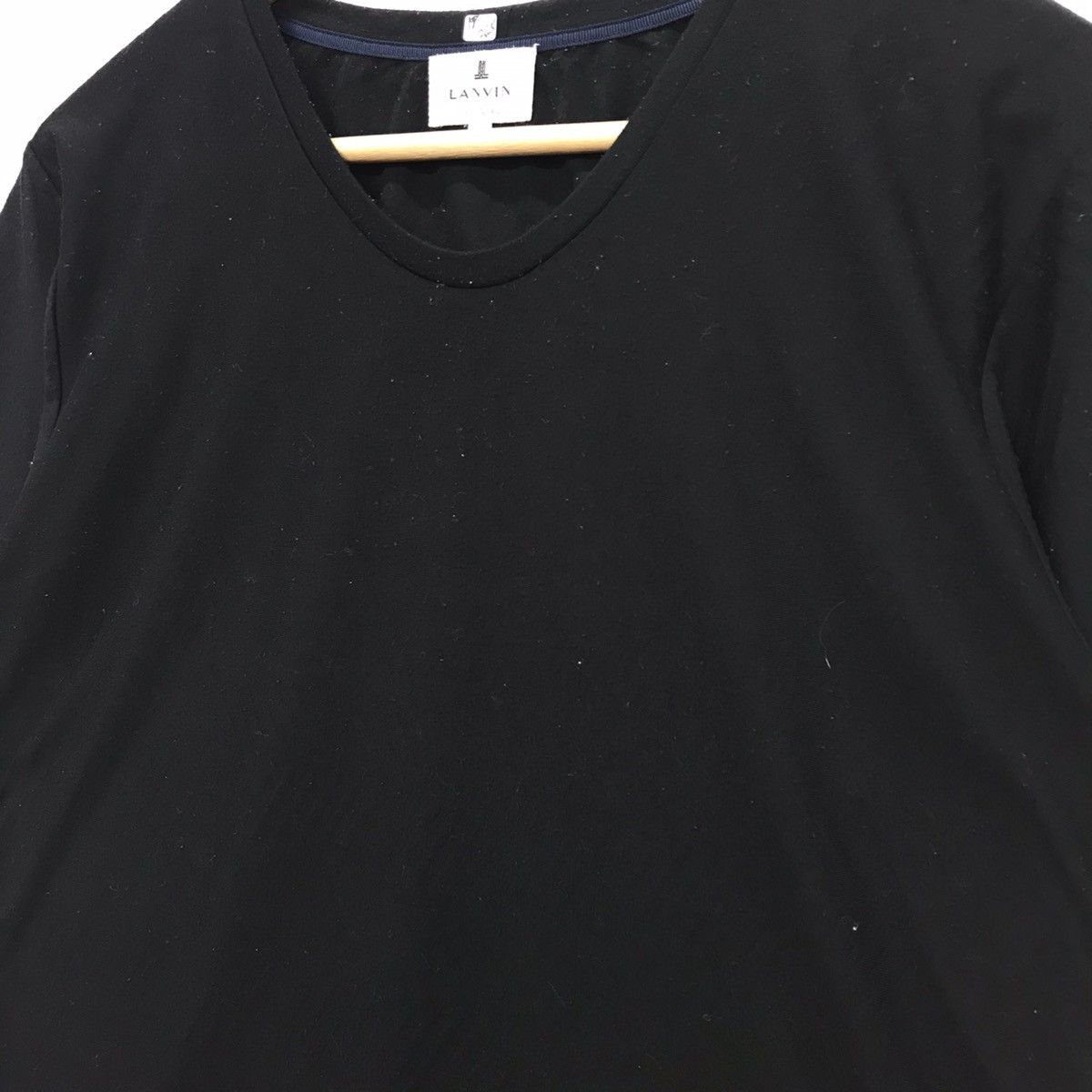 Designer × Lanvin Rare!! LANVIN Black Tee Size US M / EU 48-50 / 2 - 7 Thumbnail
