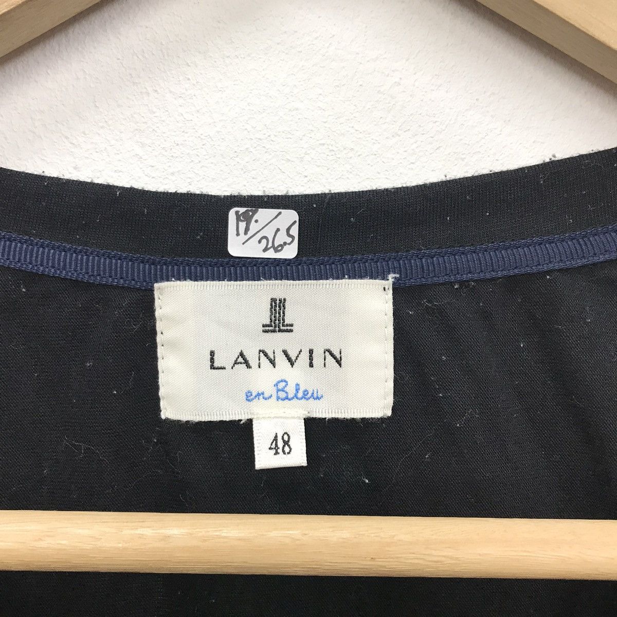 Designer × Lanvin Rare!! LANVIN Black Tee Size US M / EU 48-50 / 2 - 10 Thumbnail