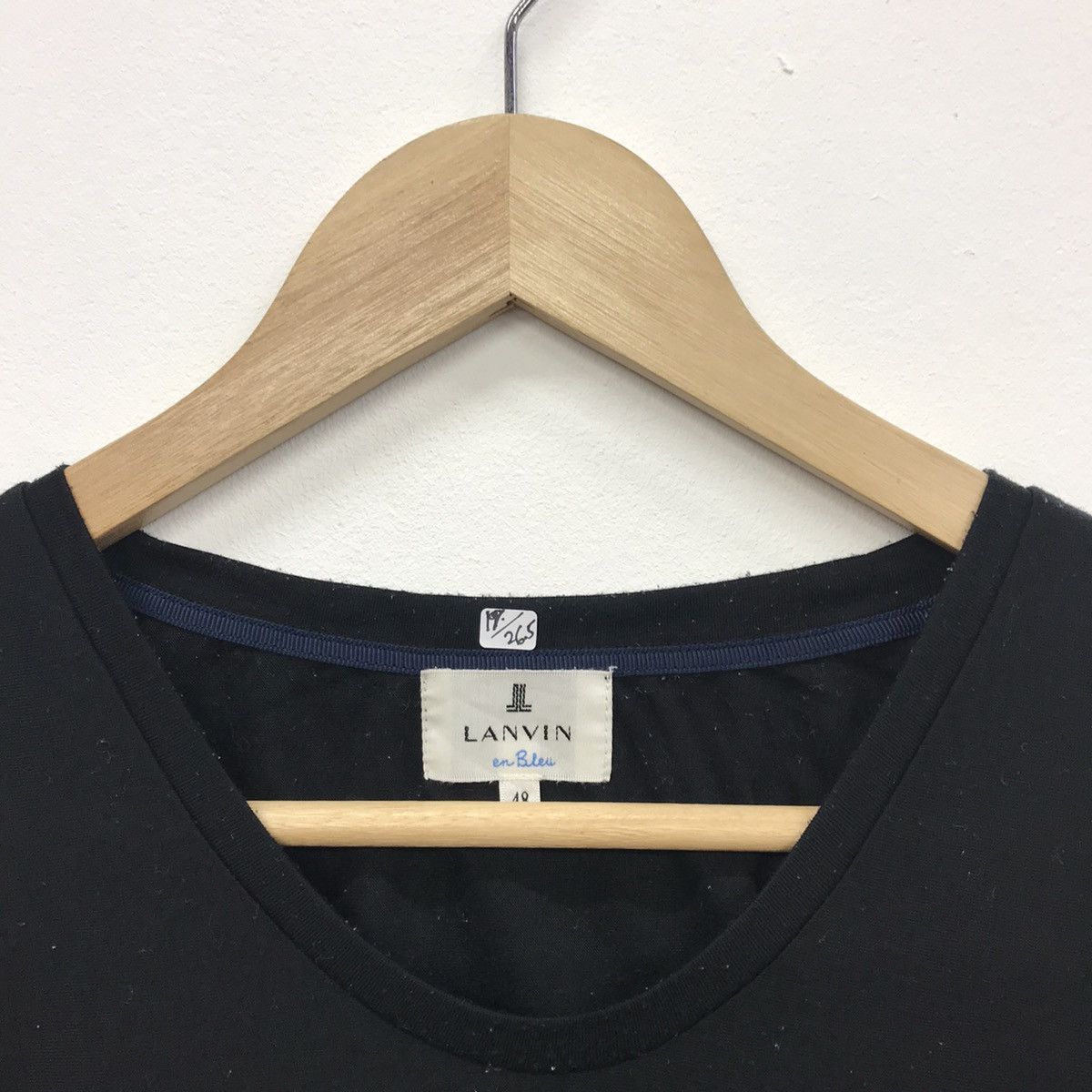 Designer × Lanvin Rare!! LANVIN Black Tee Size US M / EU 48-50 / 2 - 3 Thumbnail