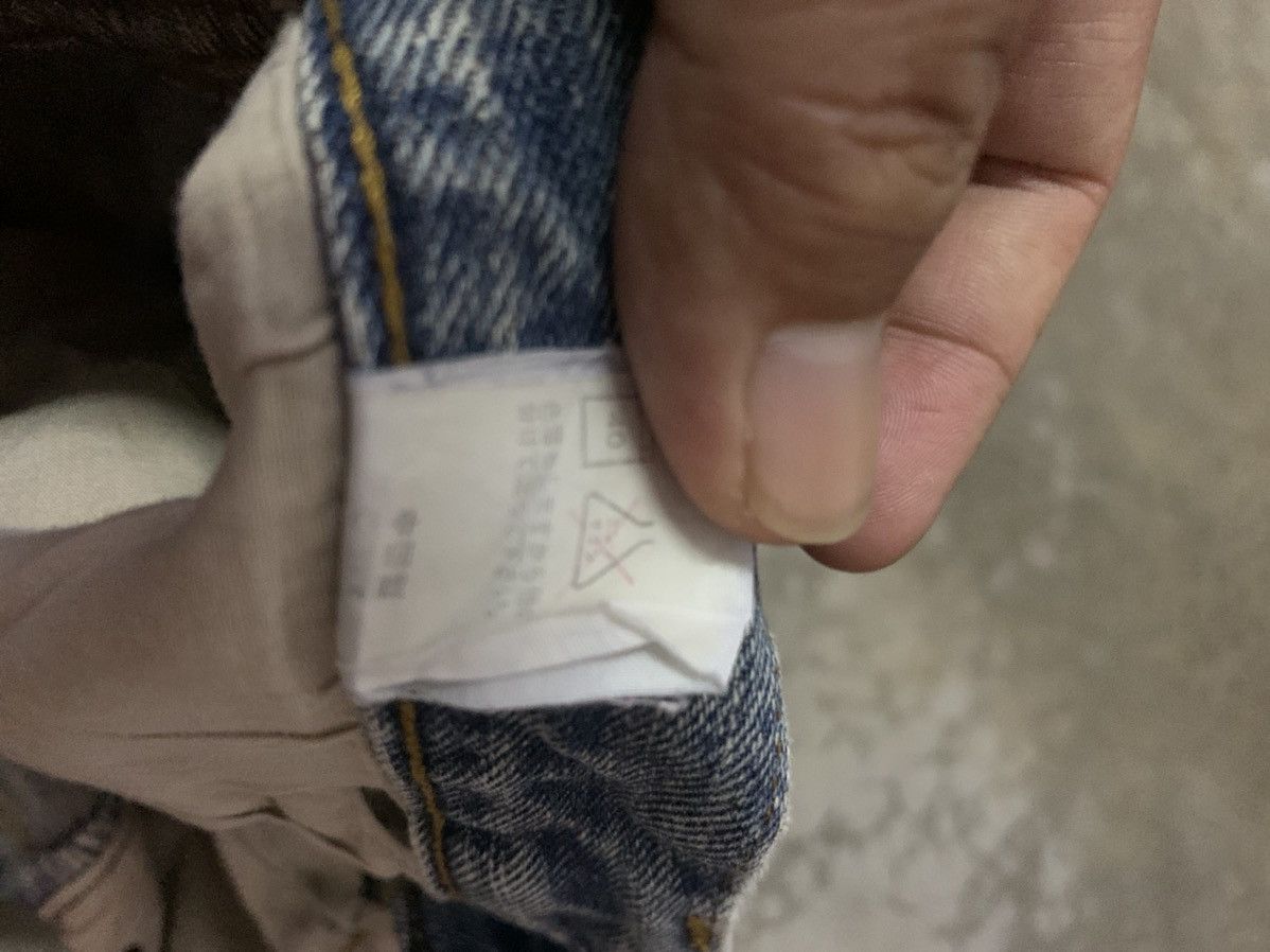 If Six Was Nine Nice Vintage Distressed Elvis Presley Denim Jeans Size US 32 / EU 48 - 9 Thumbnail