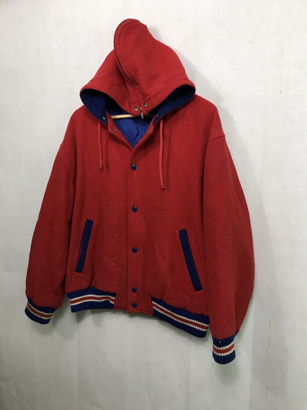 Japanese Brand O.henry tennis club wool hooded bomber jacket Size US M / EU 48-50 / 2 - 5 Thumbnail