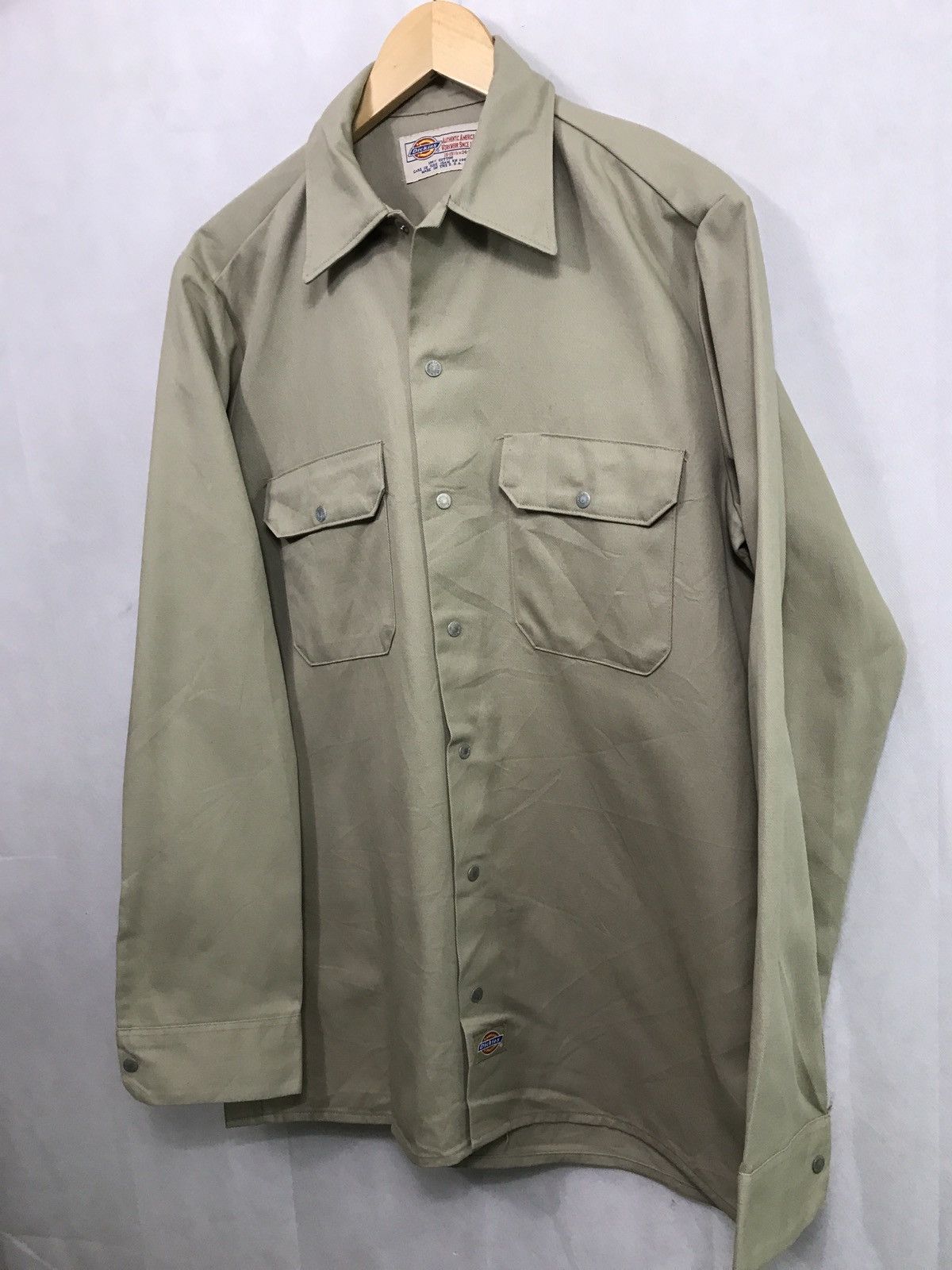 Dickies VTG DICKIES COTTON WORKERS SHIRT MADE IN TNE USA Size US L / EU 52-54 / 3 - 3 Thumbnail