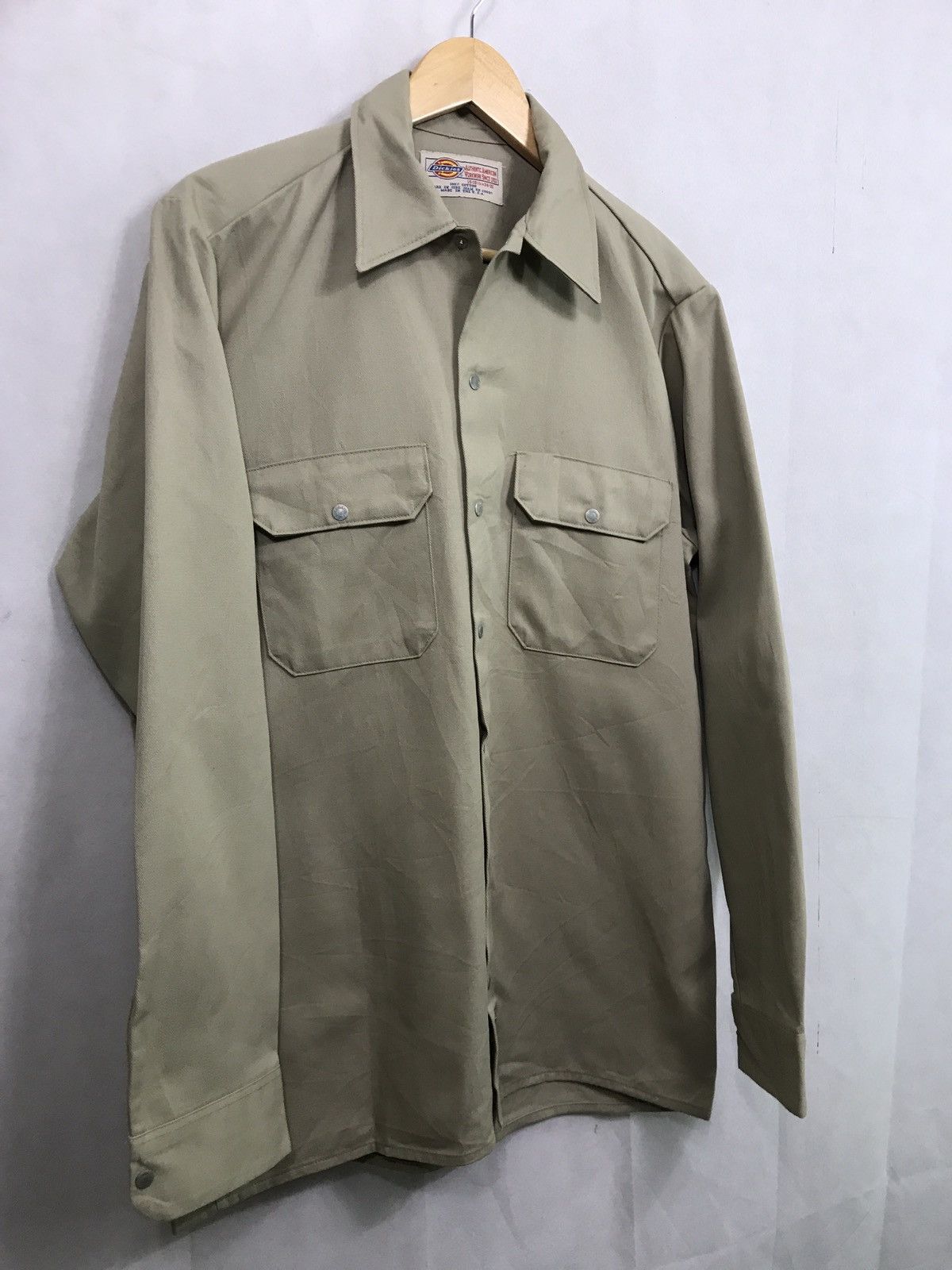 Dickies VTG DICKIES COTTON WORKERS SHIRT MADE IN TNE USA Size US L / EU 52-54 / 3 - 2 Thumbnail