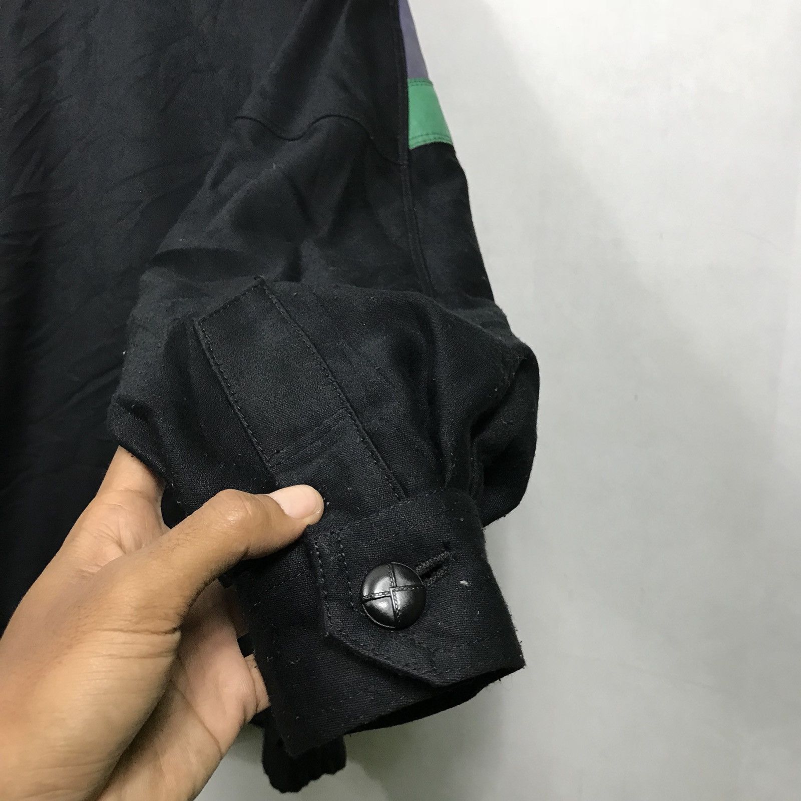 Designer J.mani Half Leather Japanese Designer Jacket Embroidery Size US M / EU 48-50 / 2 - 7 Thumbnail