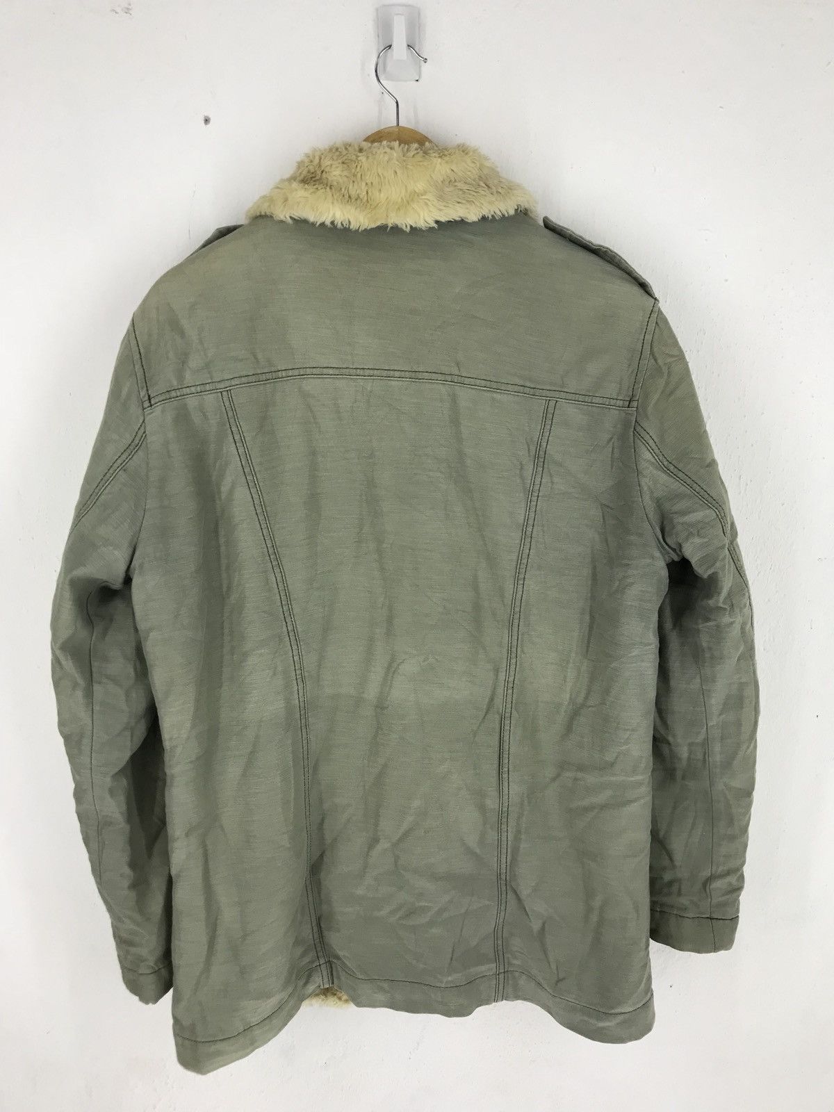 Vintage 🔔 🔉🔥FINAL DROP🔥Vintage Wrangler Sherpa lining Jacket Size US XL / EU 56 / 4 - 4 Thumbnail