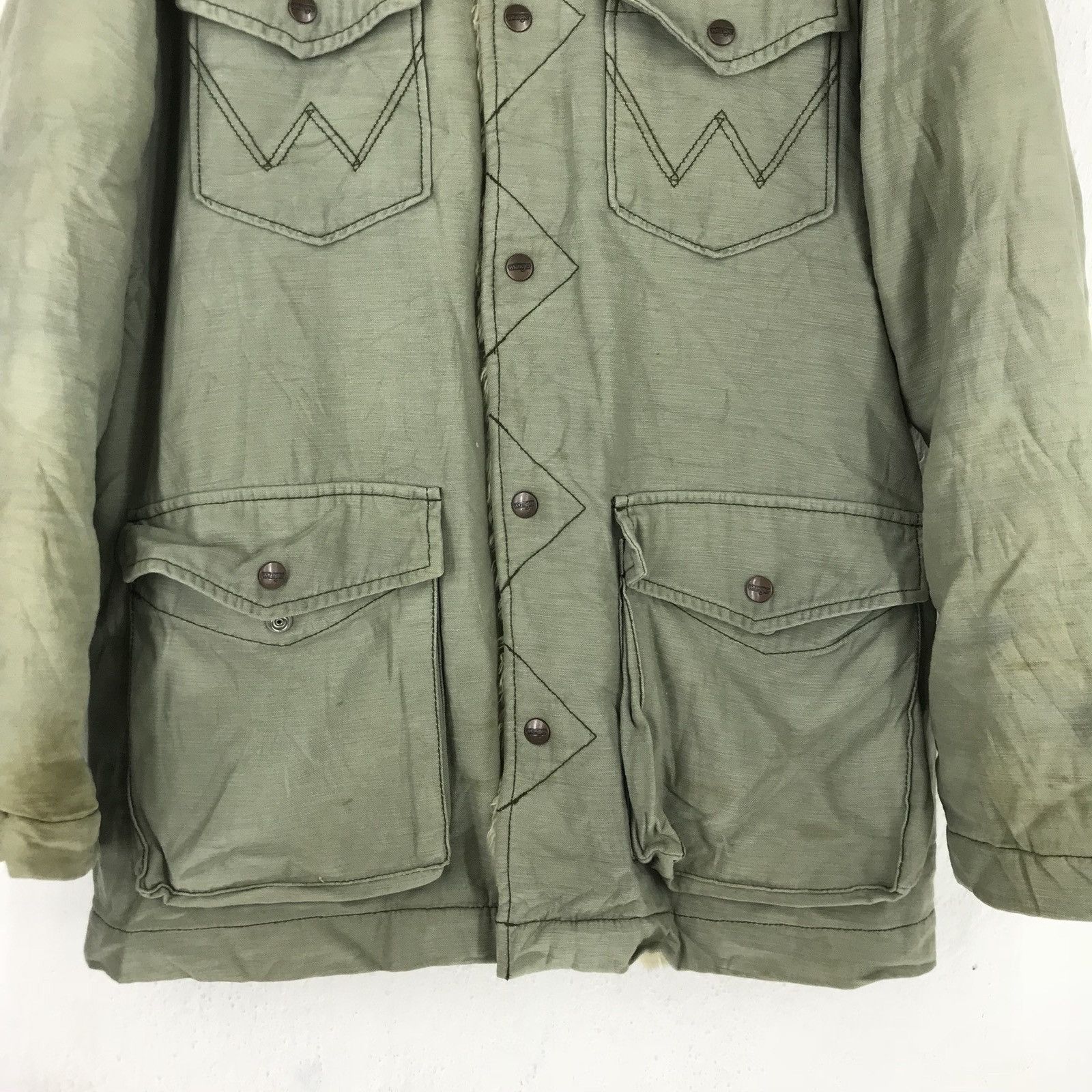 Vintage 🔔 🔉🔥FINAL DROP🔥Vintage Wrangler Sherpa lining Jacket Size US XL / EU 56 / 4 - 3 Thumbnail