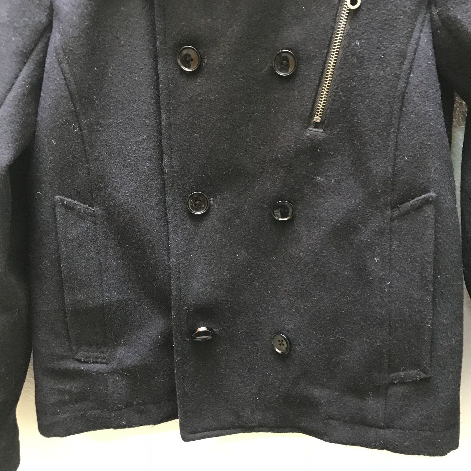 Japanese Brand Rattle Trap Wool Japanese Brand Peacoat Made In Japan Size US S / EU 44-46 / 1 - 5 Thumbnail