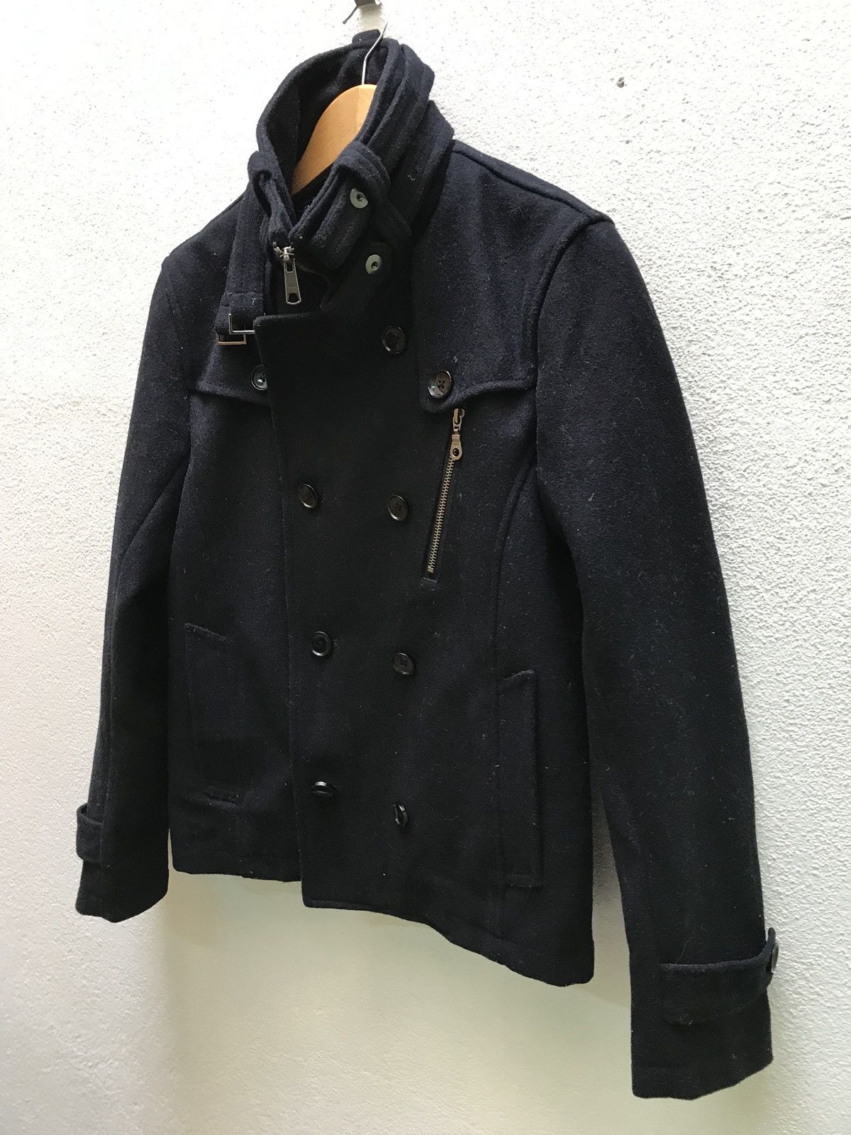 Japanese Brand Rattle Trap Wool Japanese Brand Peacoat Made In Japan Size US S / EU 44-46 / 1 - 2 Thumbnail