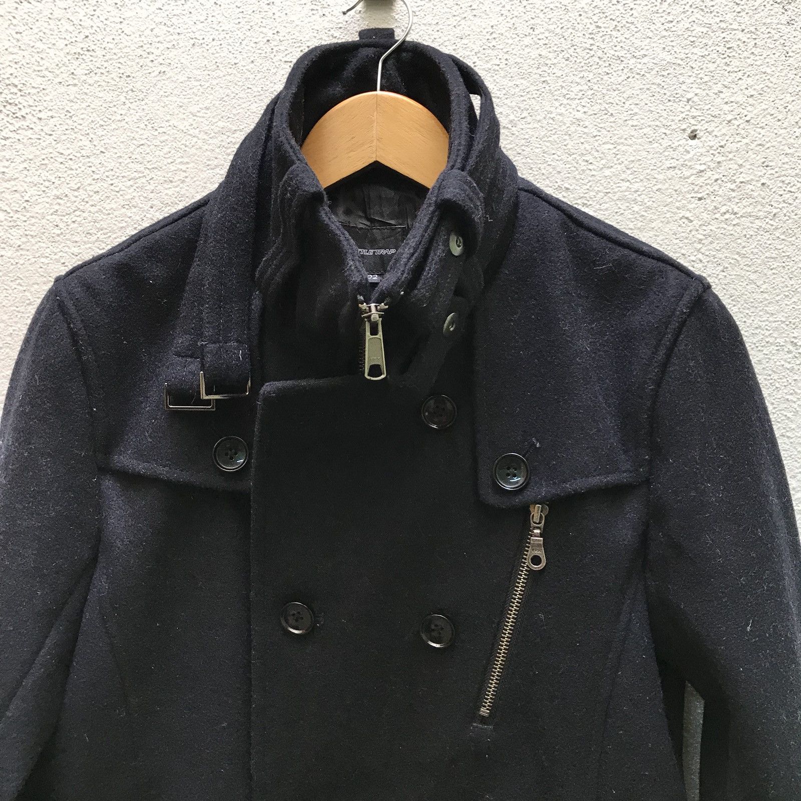 Japanese Brand Rattle Trap Wool Japanese Brand Peacoat Made In Japan Size US S / EU 44-46 / 1 - 4 Thumbnail