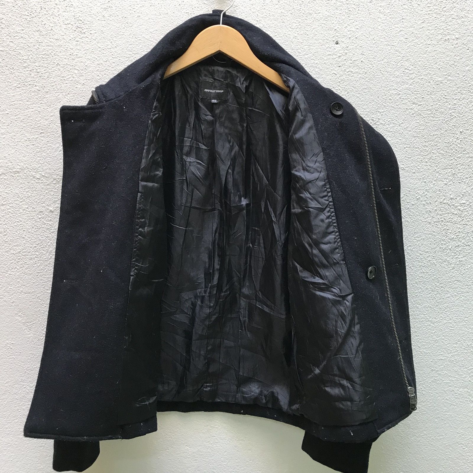Japanese Brand Rattle Trap Wool Japanese Brand Peacoat Made In Japan Size US S / EU 44-46 / 1 - 8 Thumbnail
