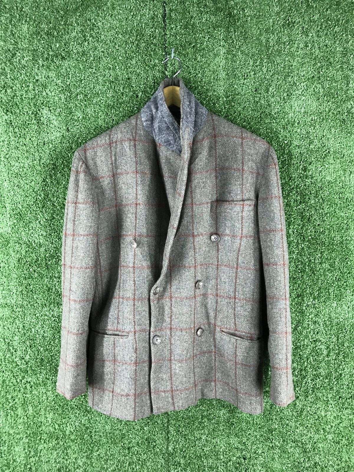 Polo Ralph Lauren 70s 80s Vintage Polo ralph lauren wool checker blazer jacket Size US M / EU 48-50 / 2 - 7 Thumbnail