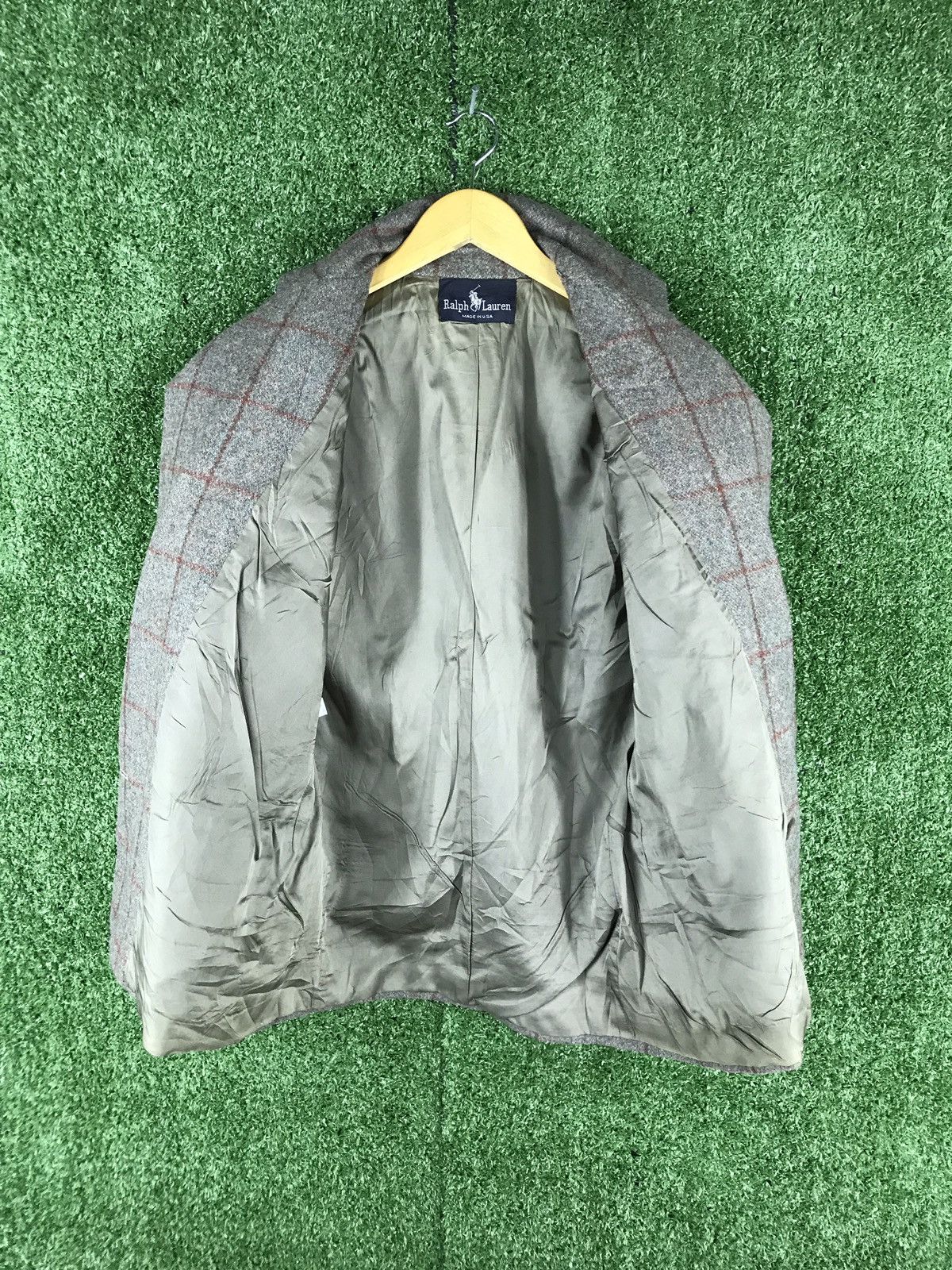 Polo Ralph Lauren 70s 80s Vintage Polo ralph lauren wool checker blazer jacket Size US M / EU 48-50 / 2 - 8 Thumbnail