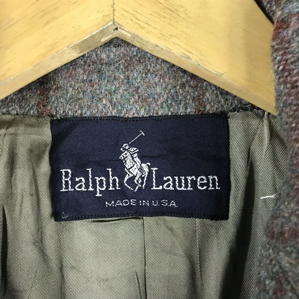 Polo Ralph Lauren 70s 80s Vintage Polo ralph lauren wool checker blazer jacket Size US M / EU 48-50 / 2 - 9 Thumbnail