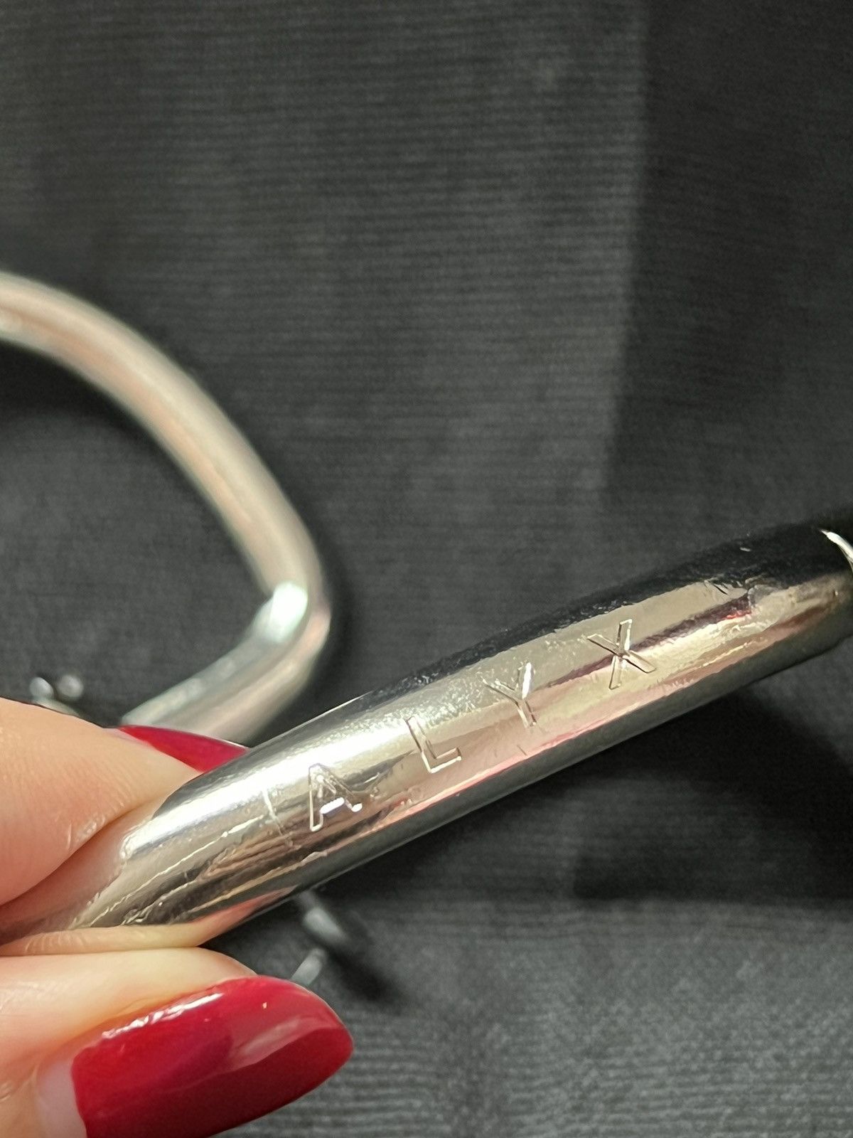 1017 ALYX 9SM × Alyx Alyx early era shackle Hoop bracelet bangle Size ONE SIZE - 5 Thumbnail