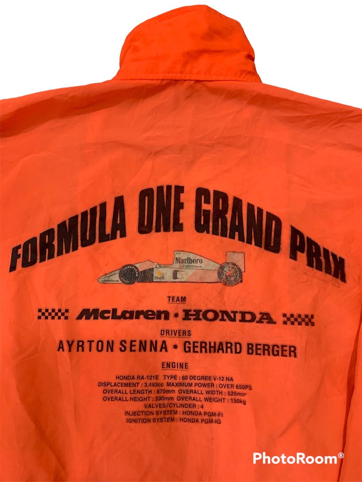 Honda × Vintage Vintage 90’s Team Honda Mc Laren Grand Prix Gerhard Berger Size US L / EU 52-54 / 3 - 3 Thumbnail