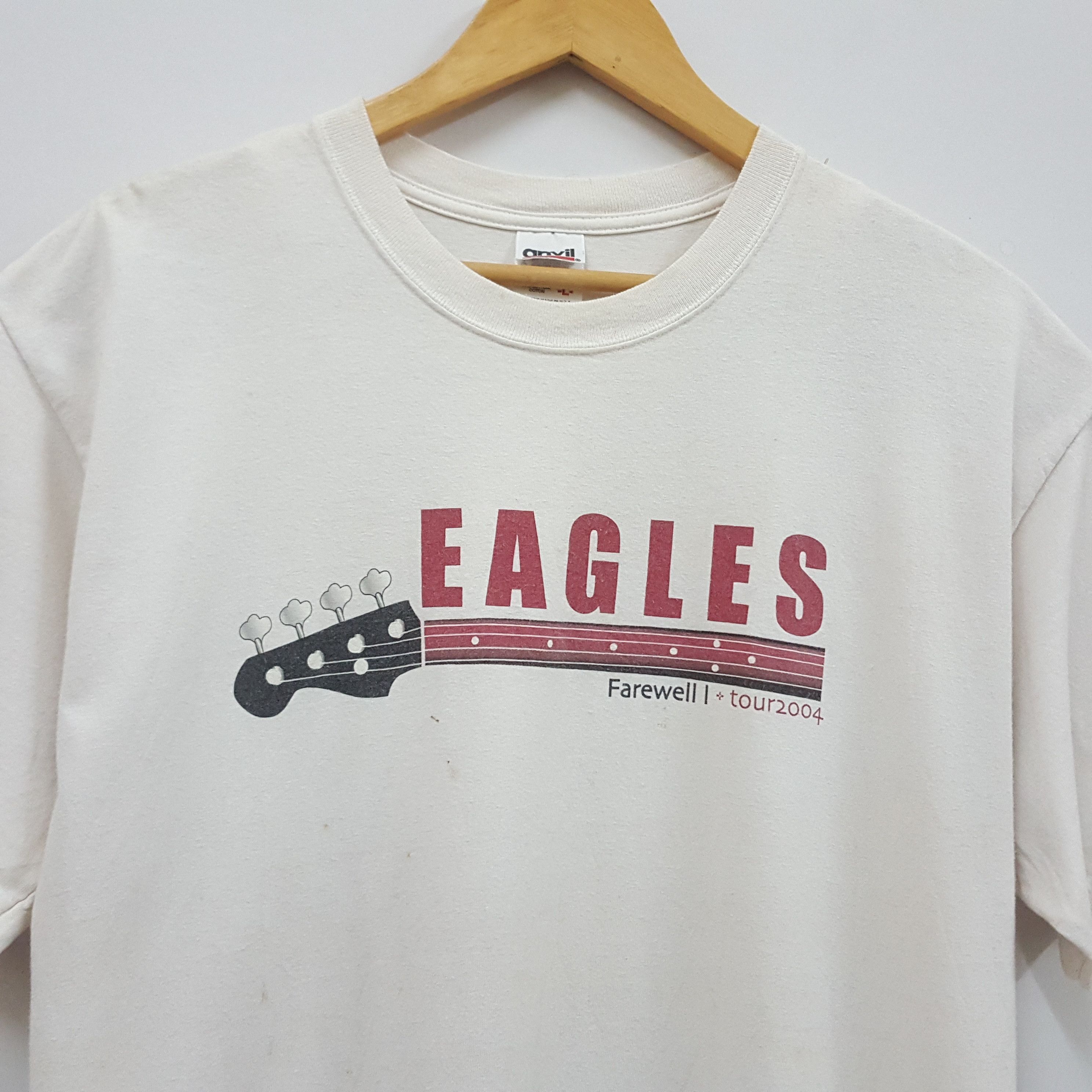 Band Tees × Vintage Vintage EAGLES American Rock Band Tour 2004 t-shirt Size US L / EU 52-54 / 3 - 4 Thumbnail