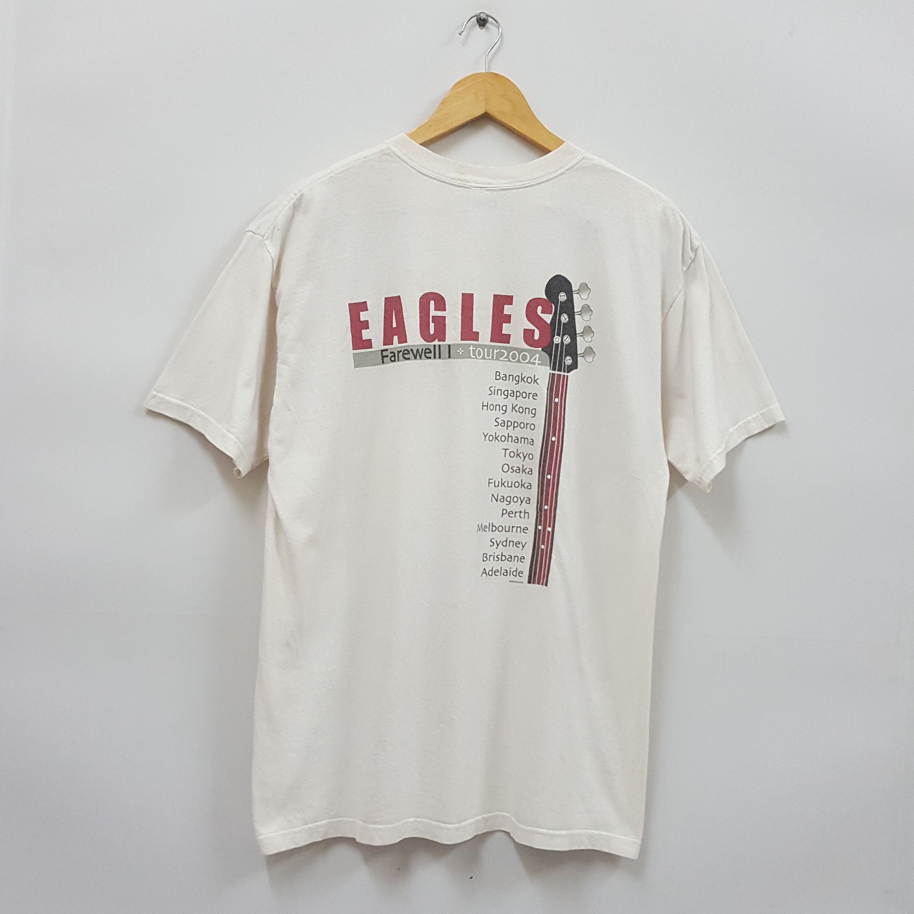Band Tees × Vintage Vintage EAGLES American Rock Band Tour 2004 t-shirt Size US L / EU 52-54 / 3 - 3 Thumbnail