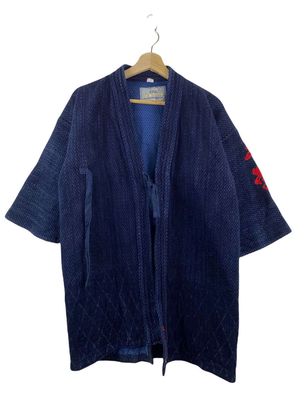 Japan Blue × Japanese Brand × Vintage Vintage Japanese kimono jacket Size US M / EU 48-50 / 2 - 1 Thumbnail