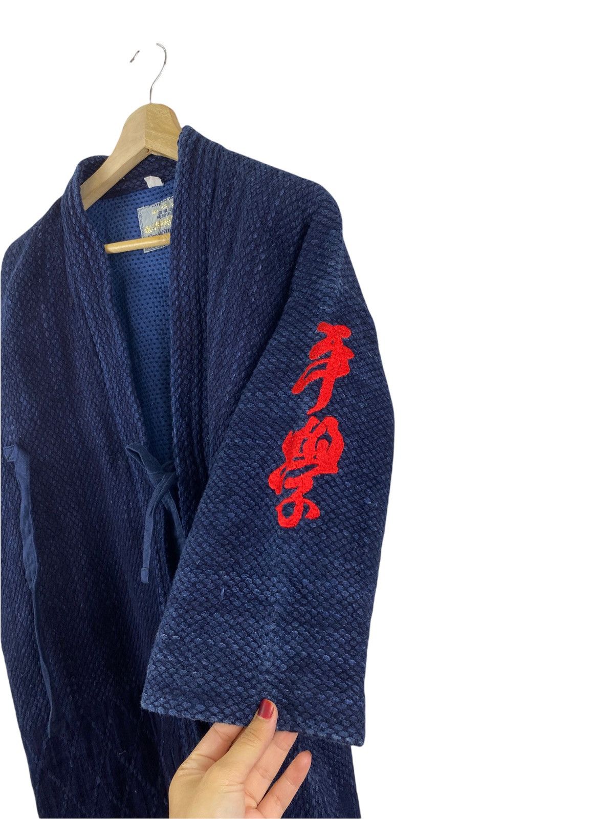 Japan Blue × Japanese Brand × Vintage Vintage Japanese kimono jacket Size US M / EU 48-50 / 2 - 7 Thumbnail