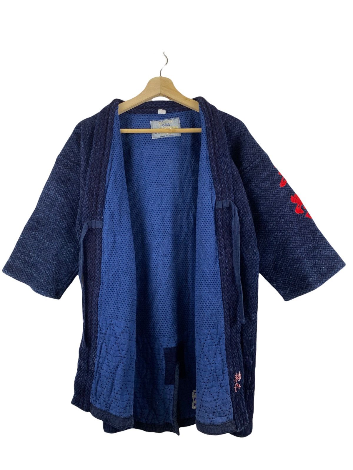 Japan Blue × Japanese Brand × Vintage Vintage Japanese kimono jacket Size US M / EU 48-50 / 2 - 4 Thumbnail