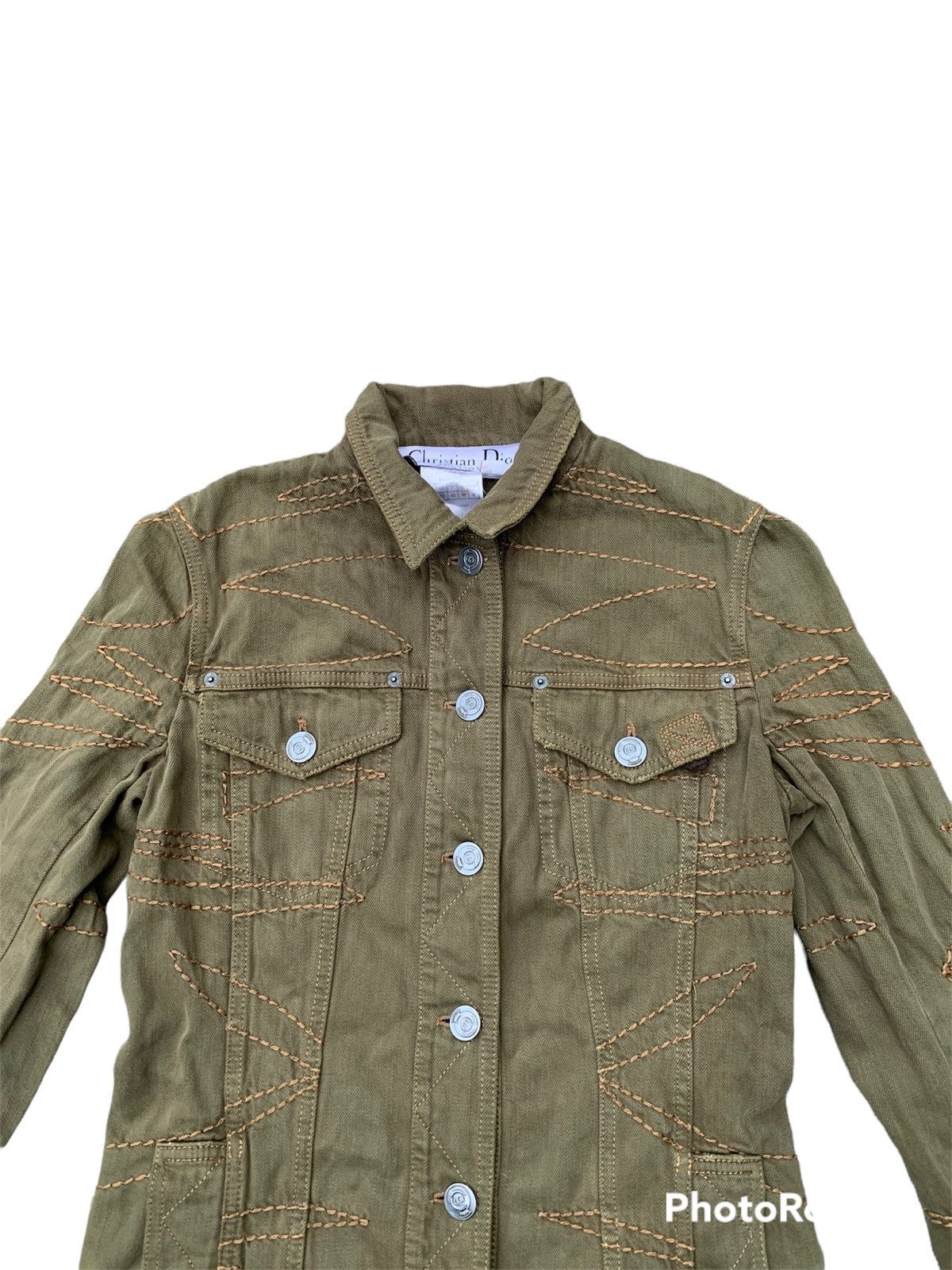 Dior Dior AW Trench Style Denim Jacket Made Italy Size M / US 6-8 / IT 42-44 - 4 Thumbnail