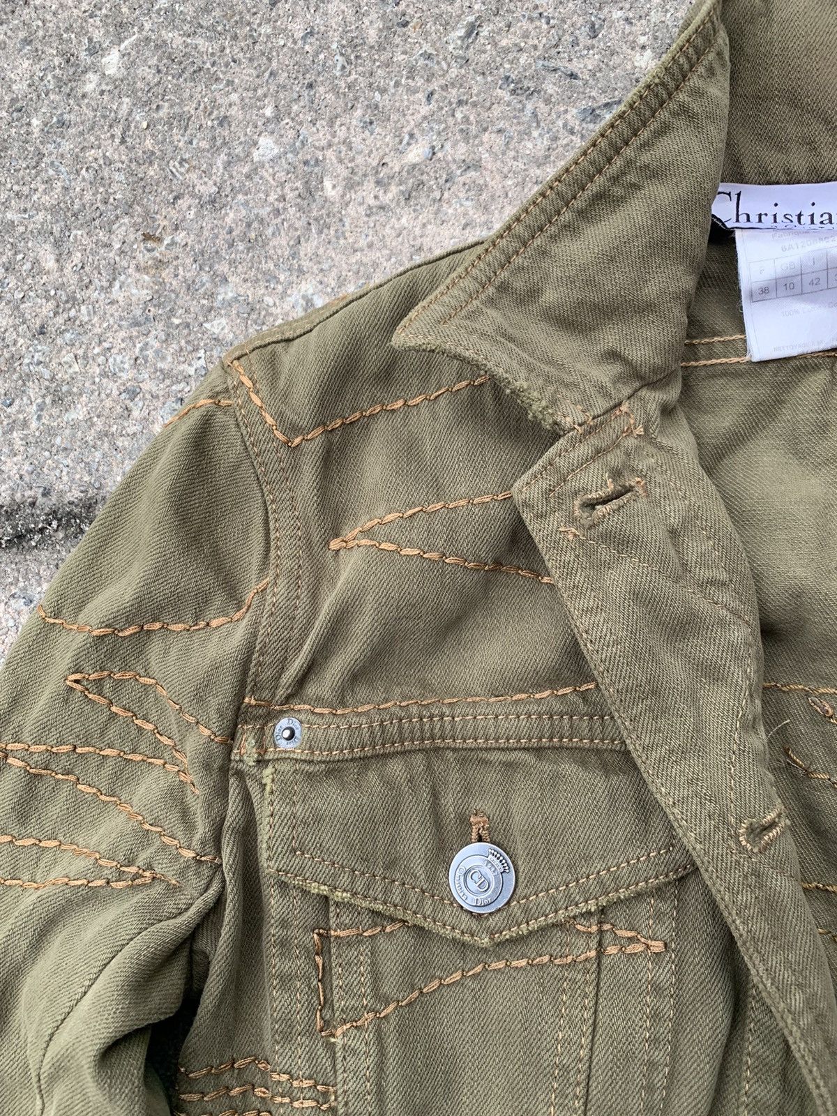 Dior Dior AW Trench Style Denim Jacket Made Italy Size M / US 6-8 / IT 42-44 - 6 Thumbnail