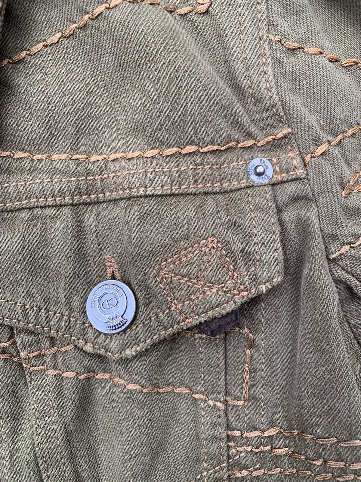 Dior Dior AW Trench Style Denim Jacket Made Italy Size M / US 6-8 / IT 42-44 - 5 Thumbnail