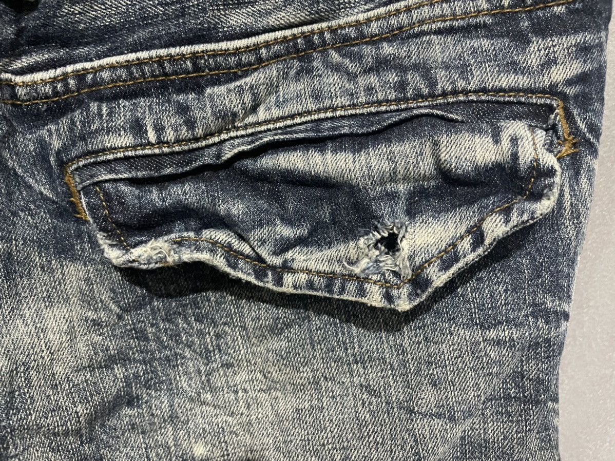 Seditionaries Rare Distressed Multi Zipper & Pockets Semantic Design Jeans Size US 33 - 13 Thumbnail