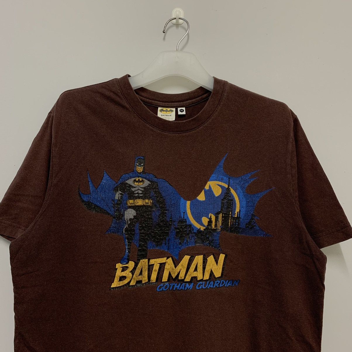 DC Comics BATMAN t shirt spell out big design.. DC comic hero Size US XL / EU 56 / 4 - 2 Thumbnail