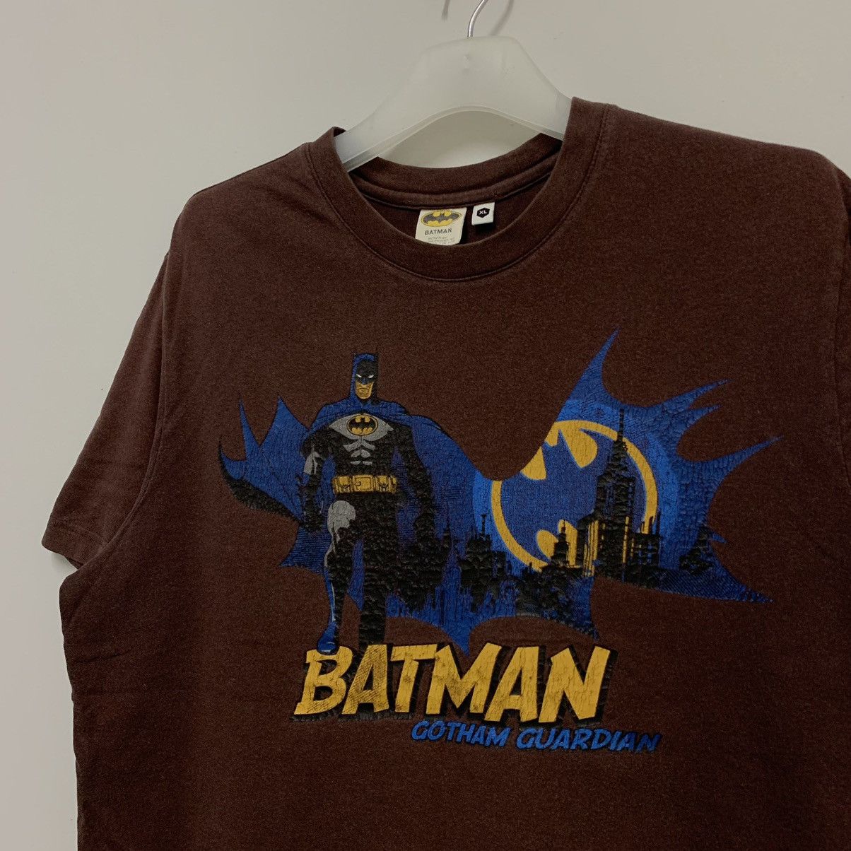 DC Comics BATMAN t shirt spell out big design.. DC comic hero Size US XL / EU 56 / 4 - 3 Thumbnail