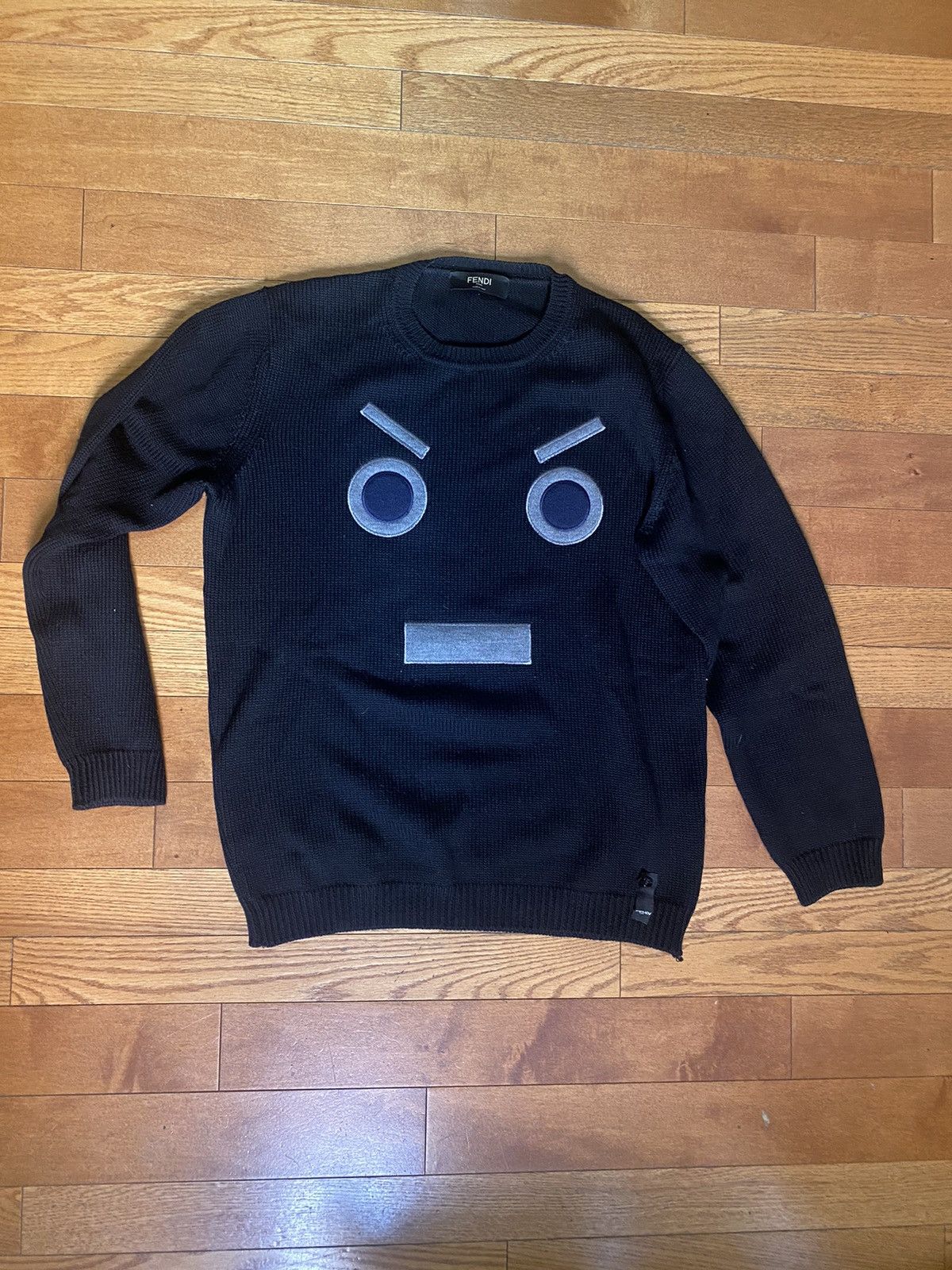 Fendi Fendi Knit Face Sweater Size US M / EU 48-50 / 2 - 2 Thumbnail