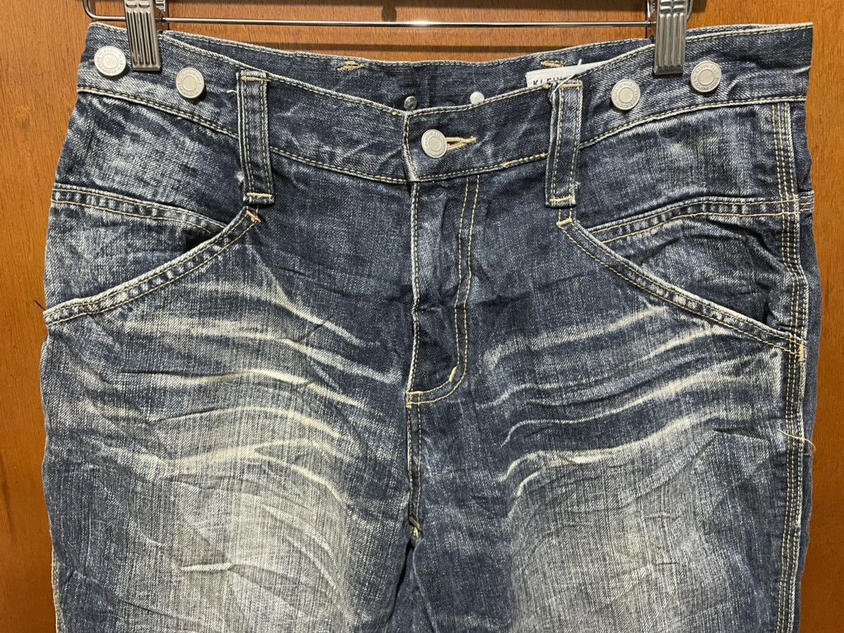 If Six Was Nine Rare Klein Plus Homme Distressed Painted Jeans Size US 34 / EU 50 - 8 Thumbnail