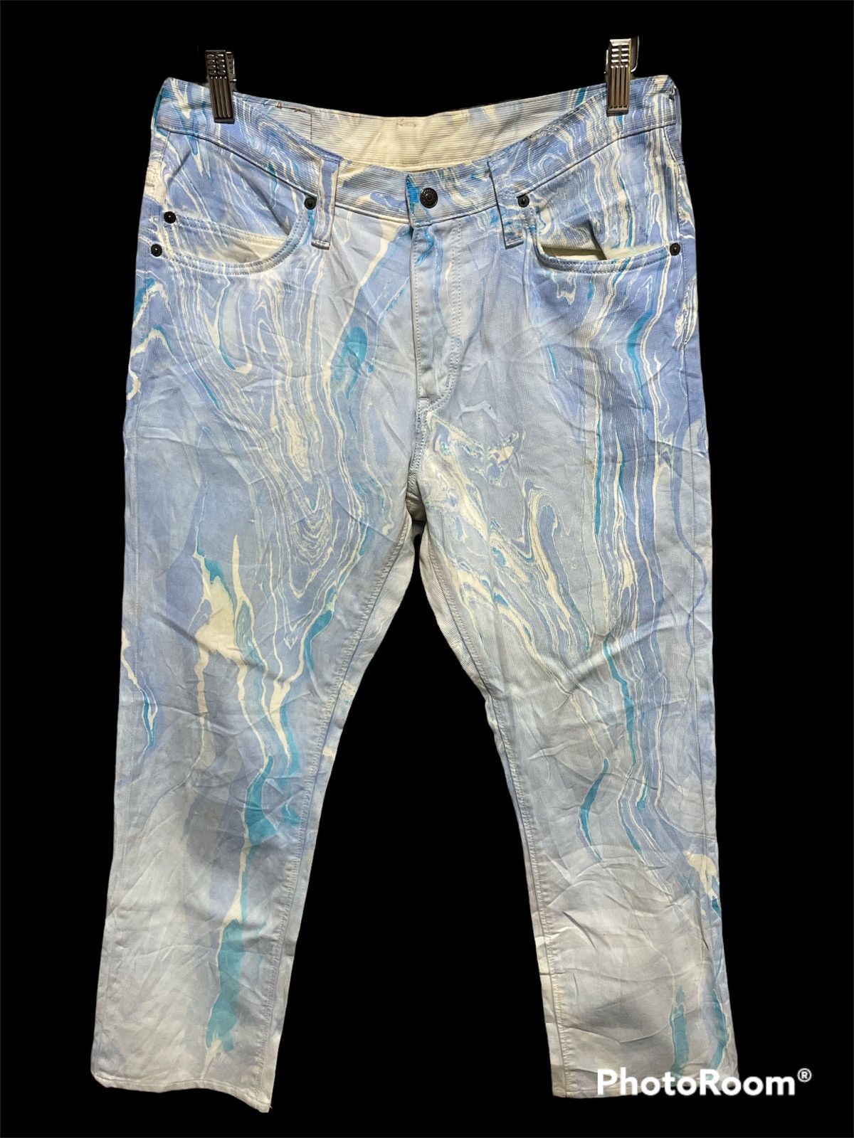 Vintage Rare Hollywood Ranch Market Rainbows Calor Jeans Size US 32 / EU 48 - 1 Thumbnail