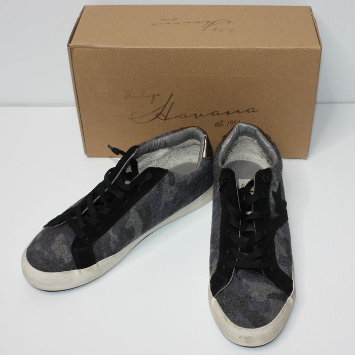 Other Vintage Havana Marseille Suede Sneakers Shoes in Ash Camo | Grailed