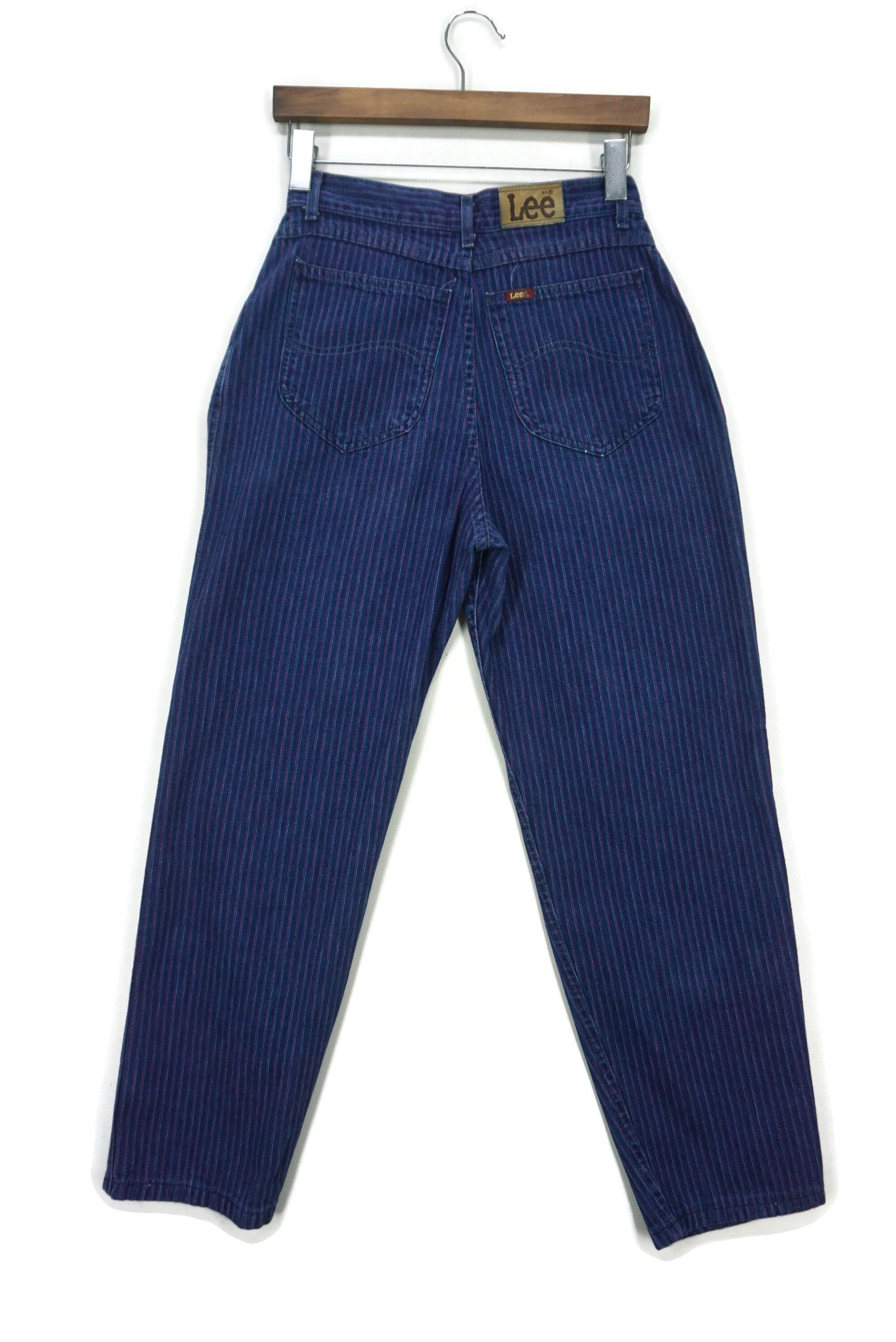 image of Lee x Rodeo Hickory Dungarees Riders Workwear Pleated Jeans Made In Usa in Blue, Women's (Size 27)