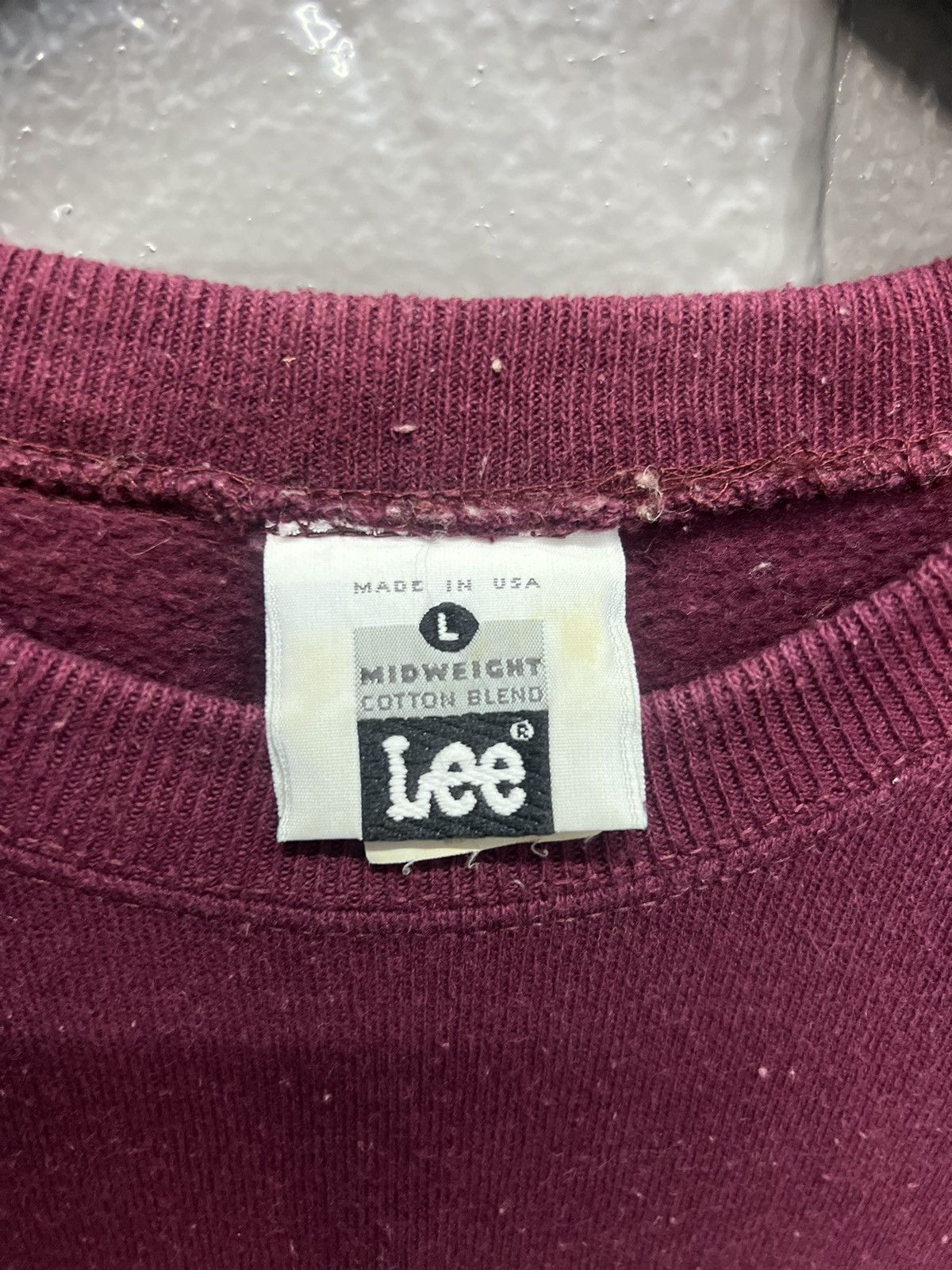 Lee VINTAGE LEE SPELLOUT SWEATSHIRT Size US L / EU 52-54 / 3 - 4 Thumbnail
